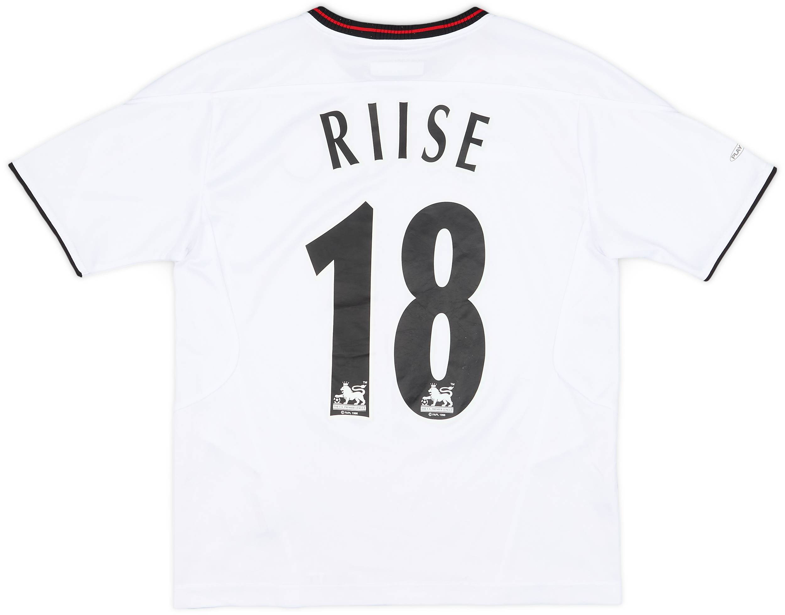 2003-04 Liverpool Away Shirt Riise #18 - 8/10 - (L.Boys)