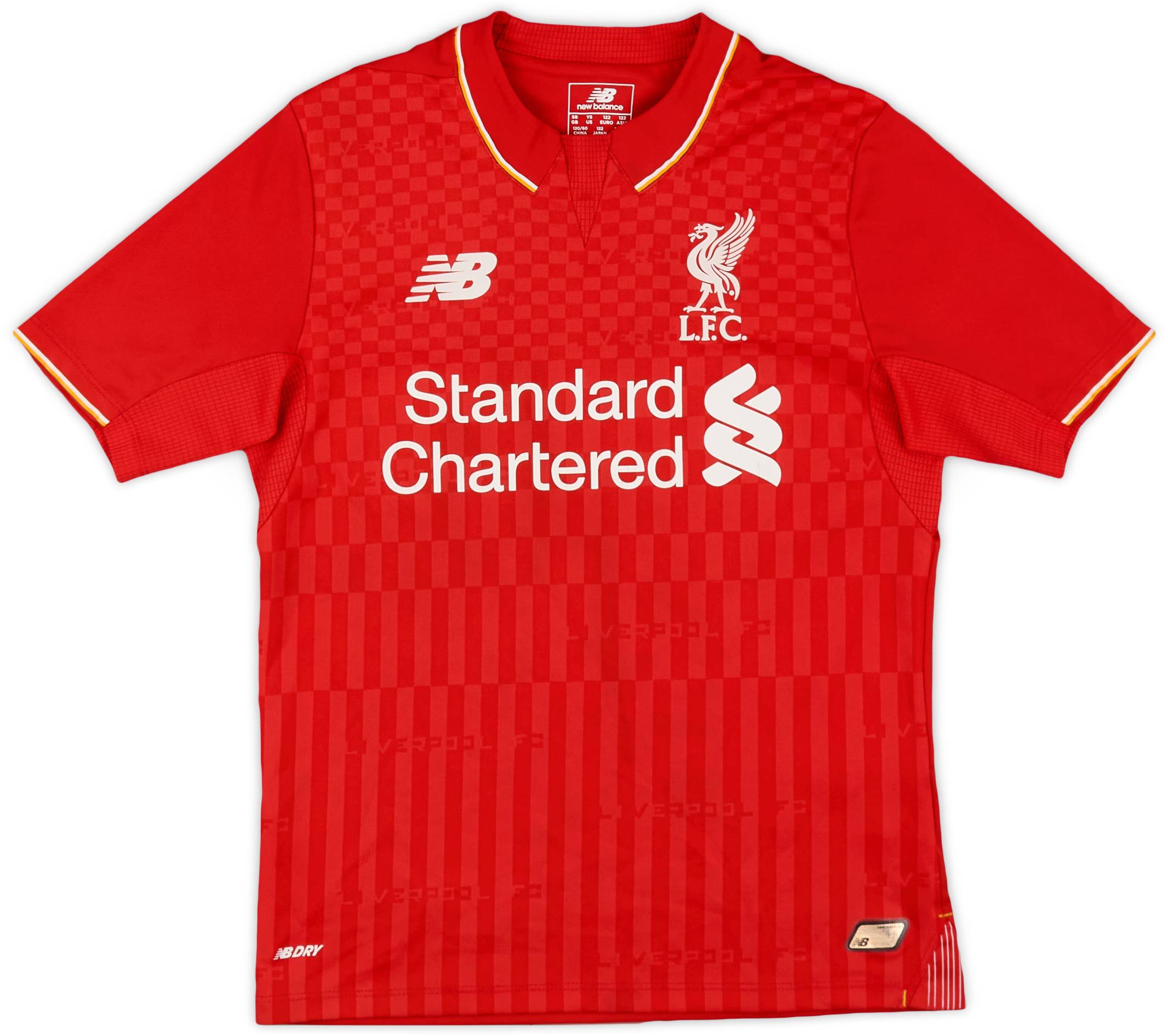 2015-16 Liverpool Home Shirt - 7/10 - (S.Boys)