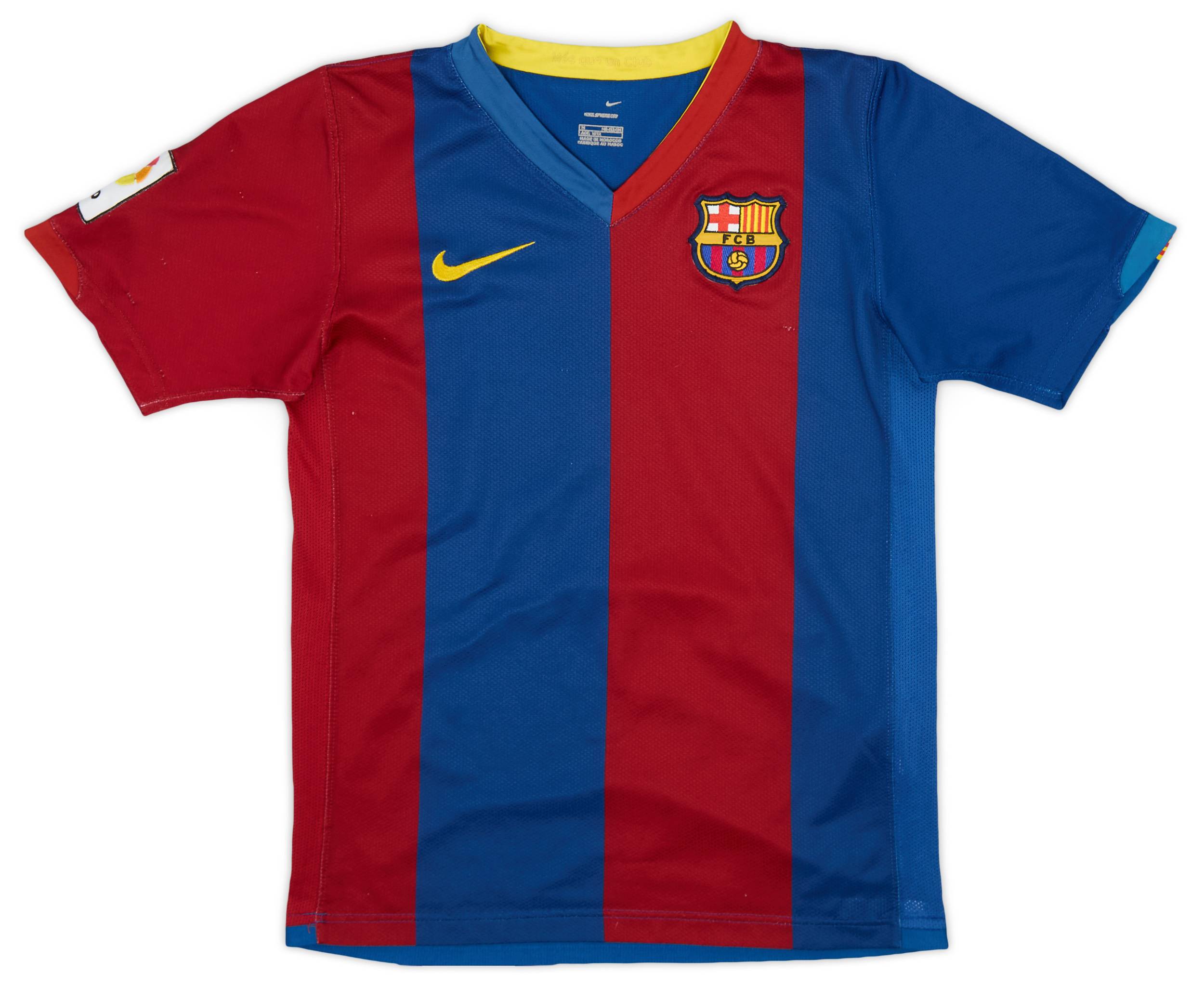 2006-07 Barcelona Home Shirt - 7/10 - (M.Boys)