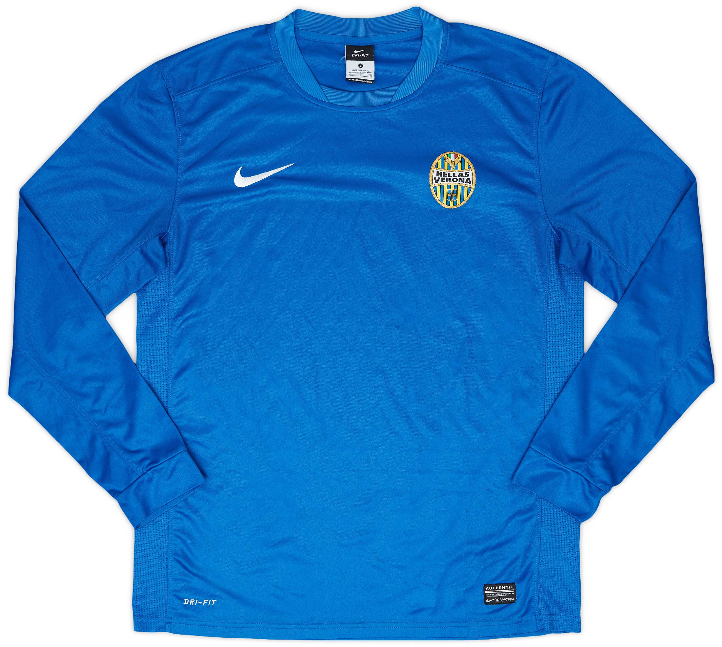 2013-14 Hellas Verona Nike Training L/S Shirt - 8/10 - (L)