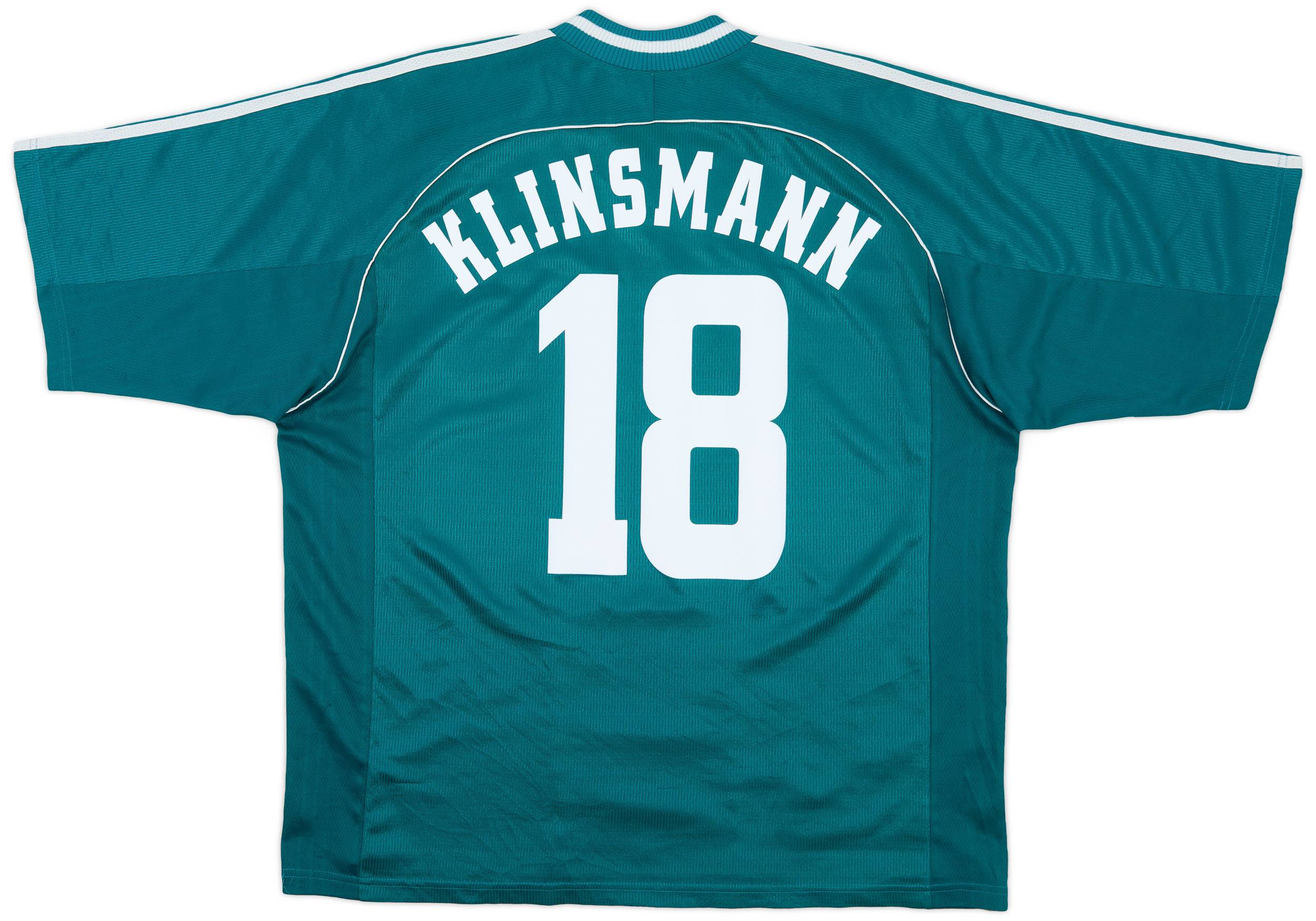 1998-00 Germany Away Shirt Klinsmann #18 - 8/10 - (XL)