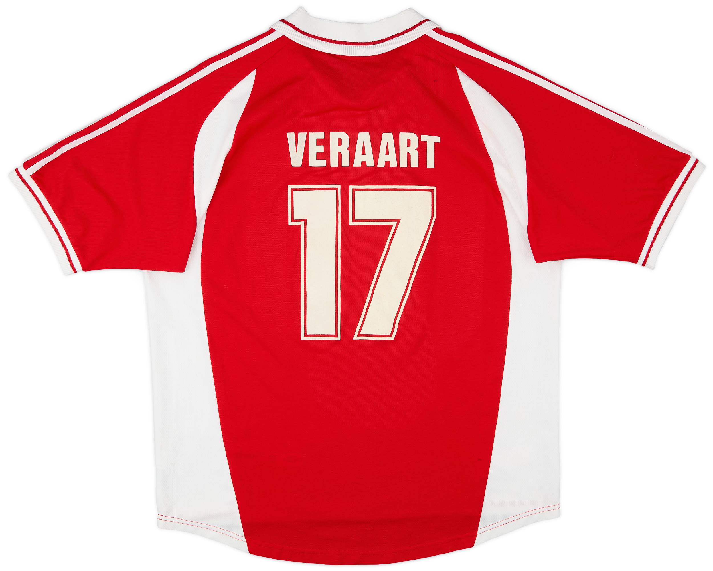 2000-02 Turkey Home Shirt Veraart #17 - 8/10 - (XL)