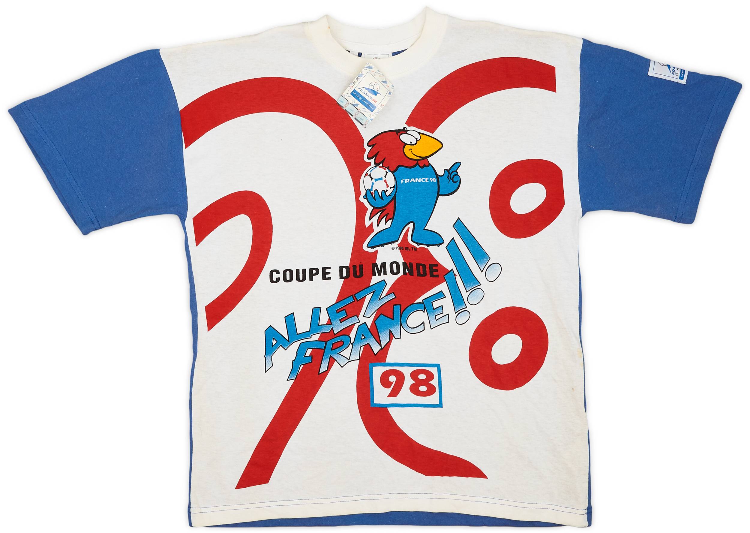 1998 France 98 Coupe du Monde Graphic T-Shirt (XL.Boys)
