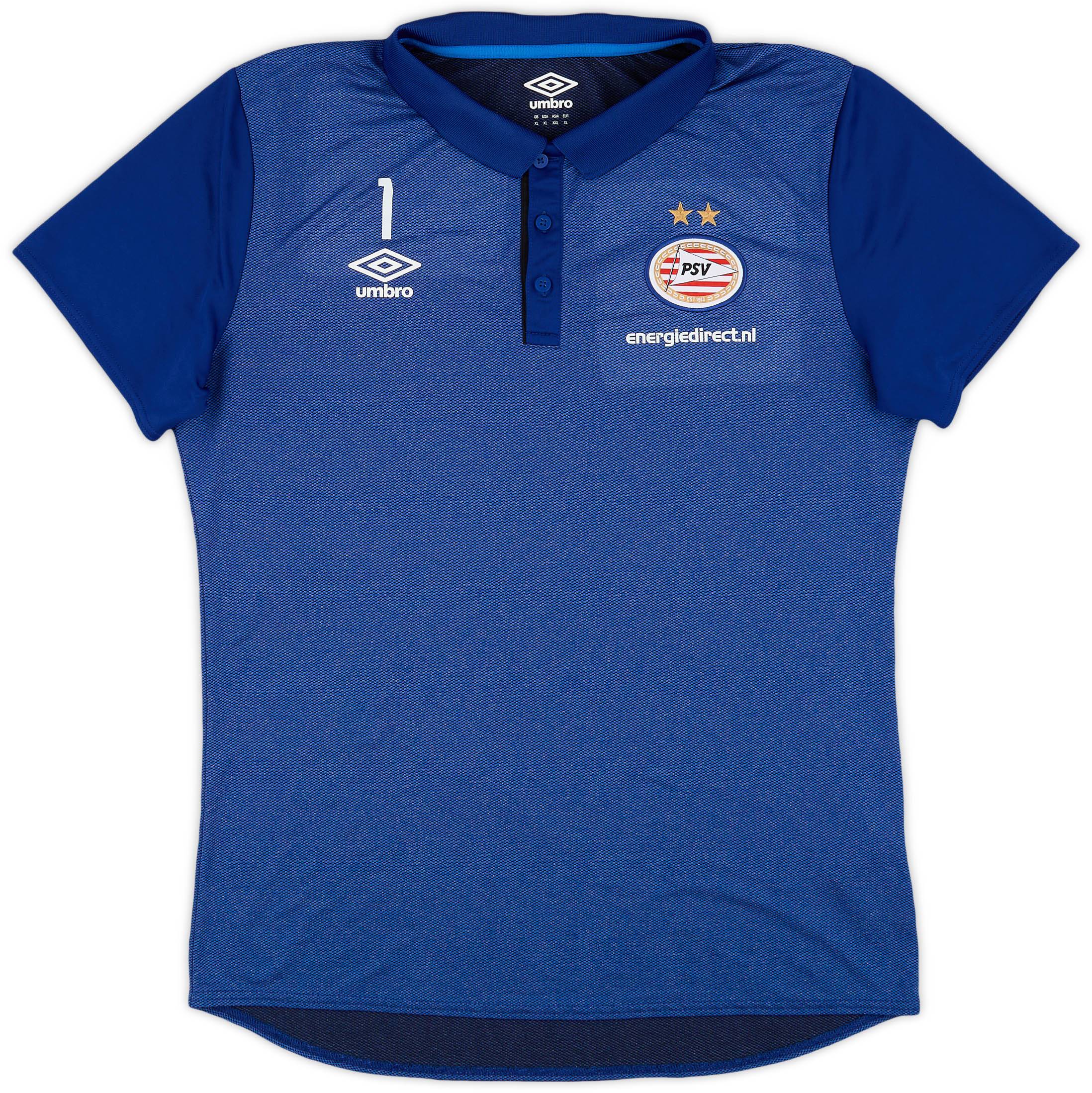 2018 19 PSV Player Issue Umbro Polo Shirt 1 9 10 XL