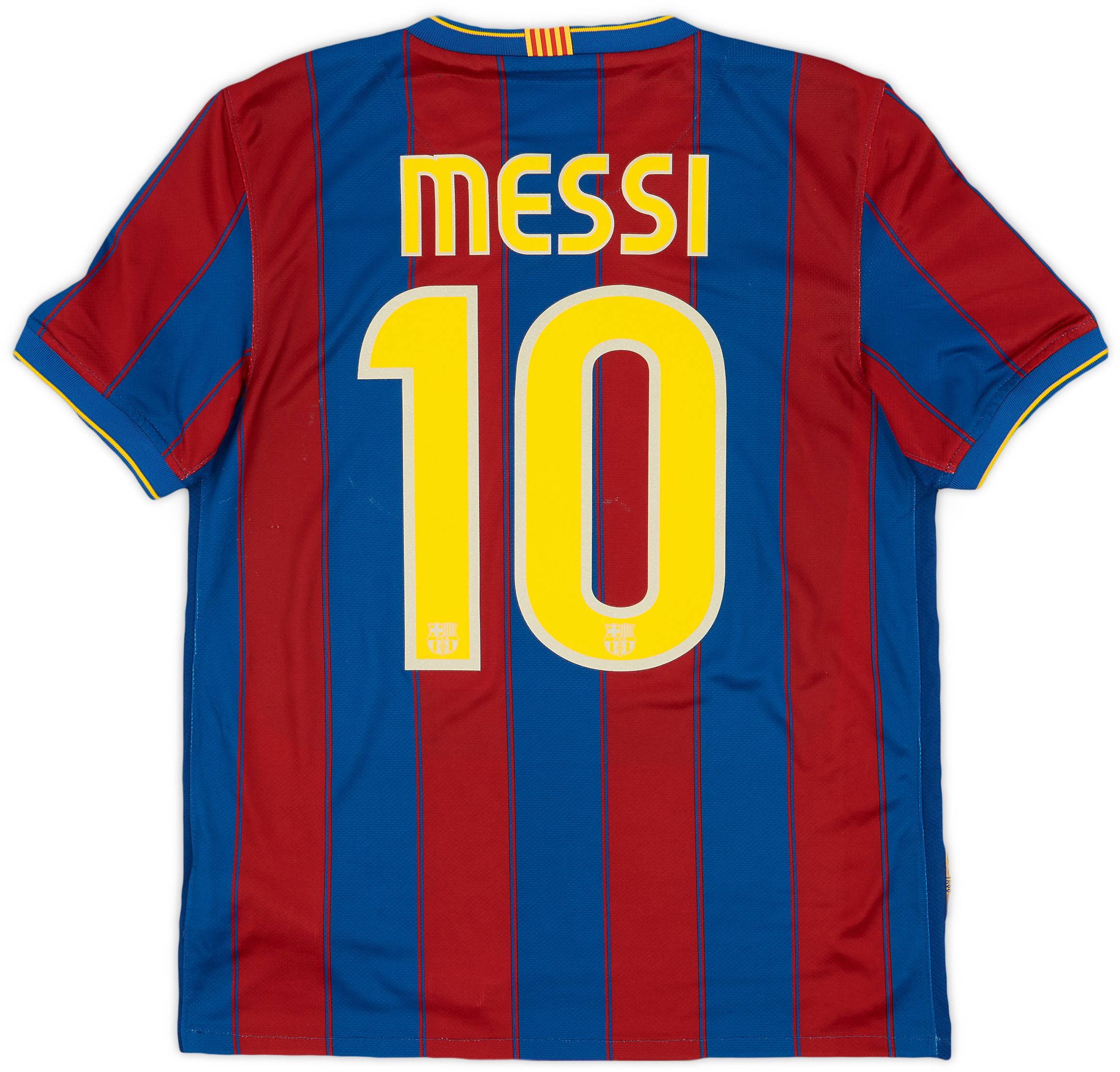 2009-10 Barcelona Home Shirt Messi #10 - 6/10 - (S)