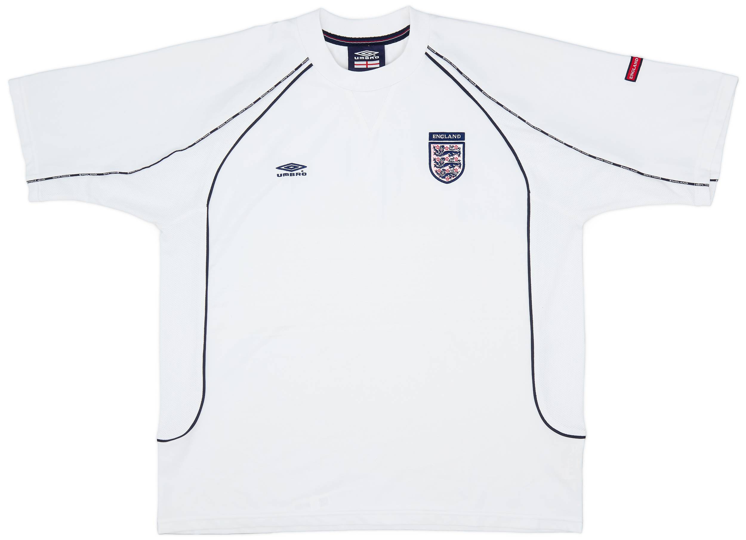 2000-02 England Umbro Training Shirt - 9/10 - (XL)