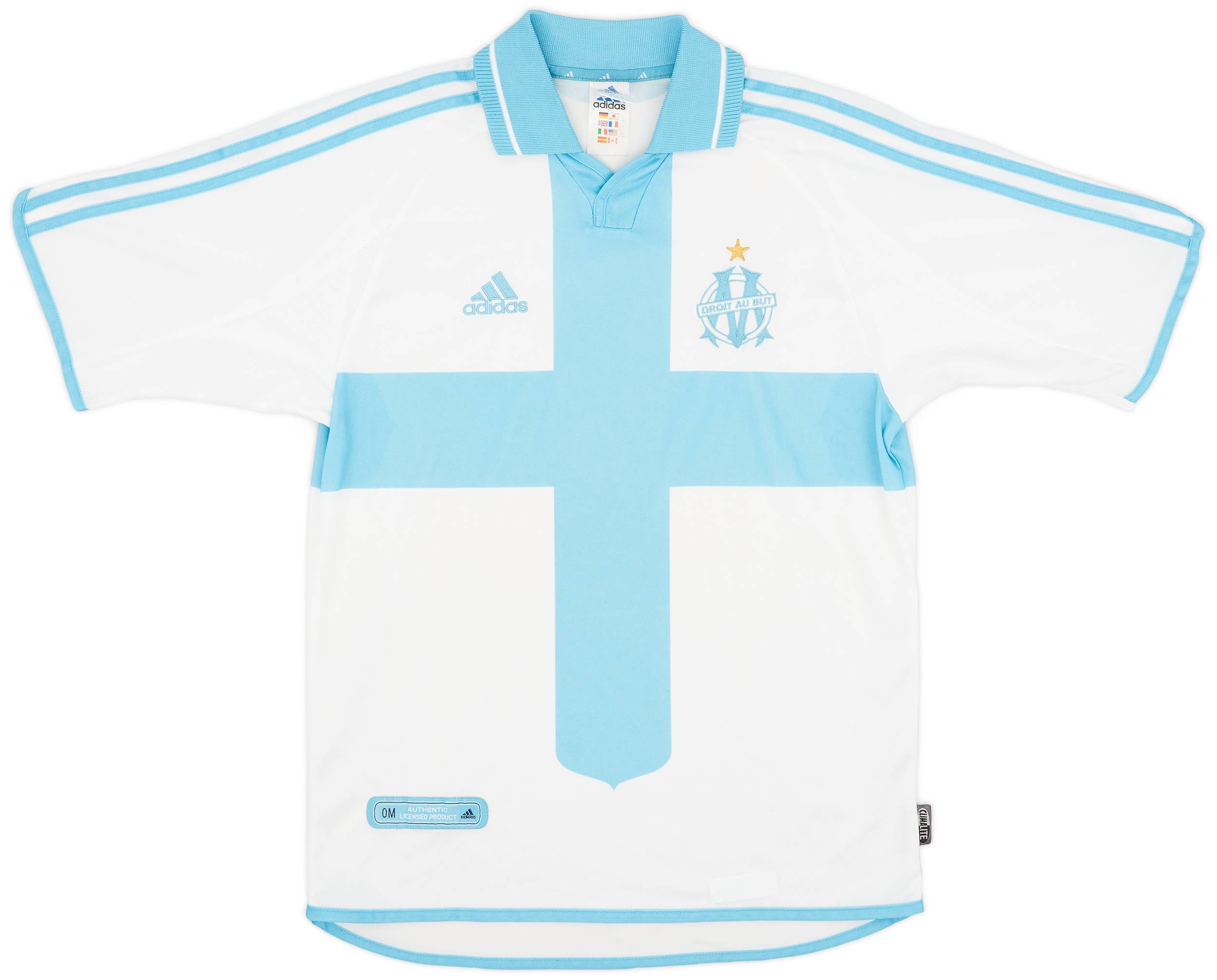 2000-01 Olympique Marseille Home Shirt - 8/10 - (S)