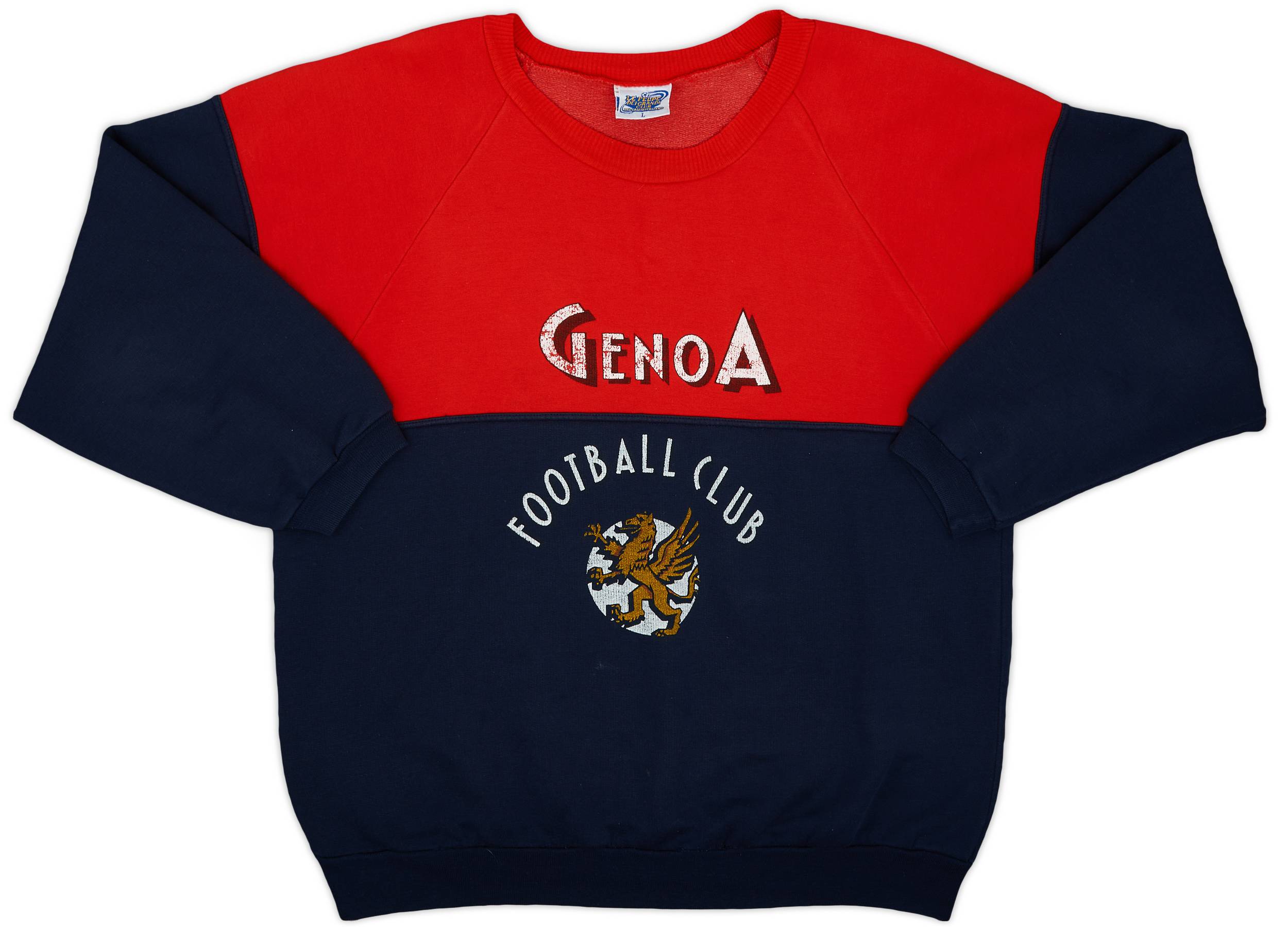 1990-91 Genoa Le Felpe dei Grandi Club Sweat Top - 6/10 - (L)