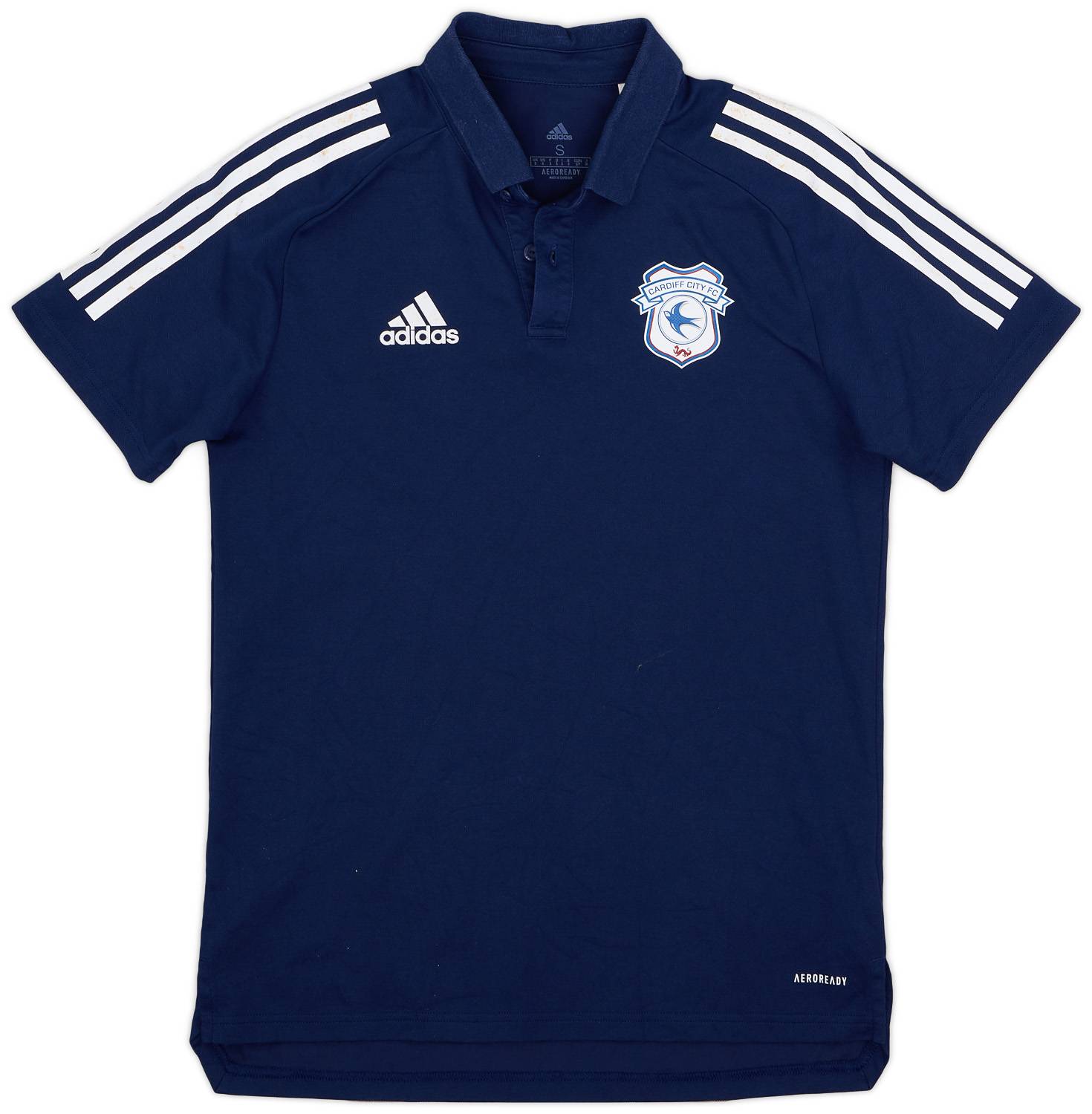 2019-20 Cardiff City adidas Polo Shirt - 6/10 - (S)