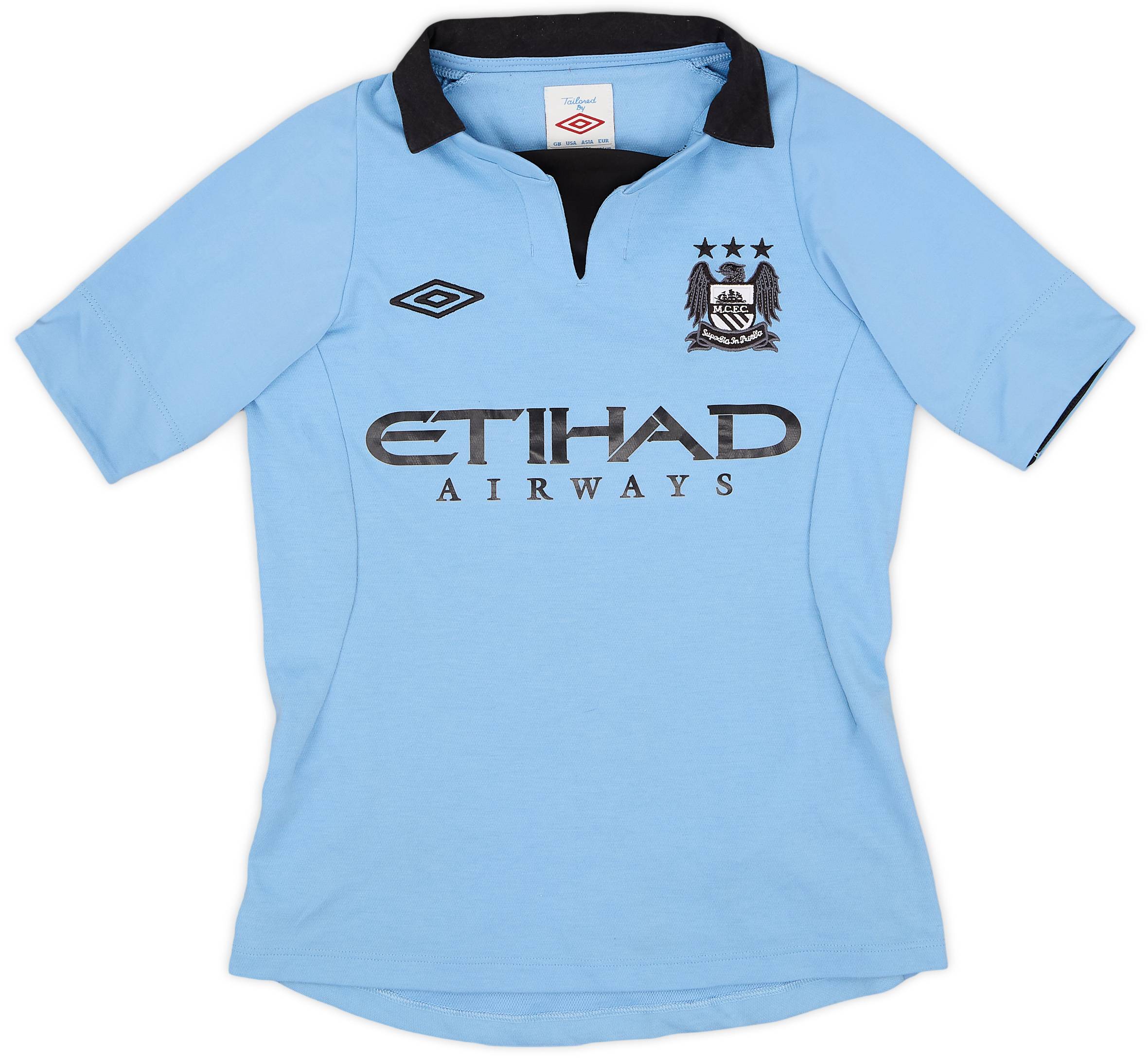 2012-13 Manchester City Home Shirt - 8/10 - (S.Boys)