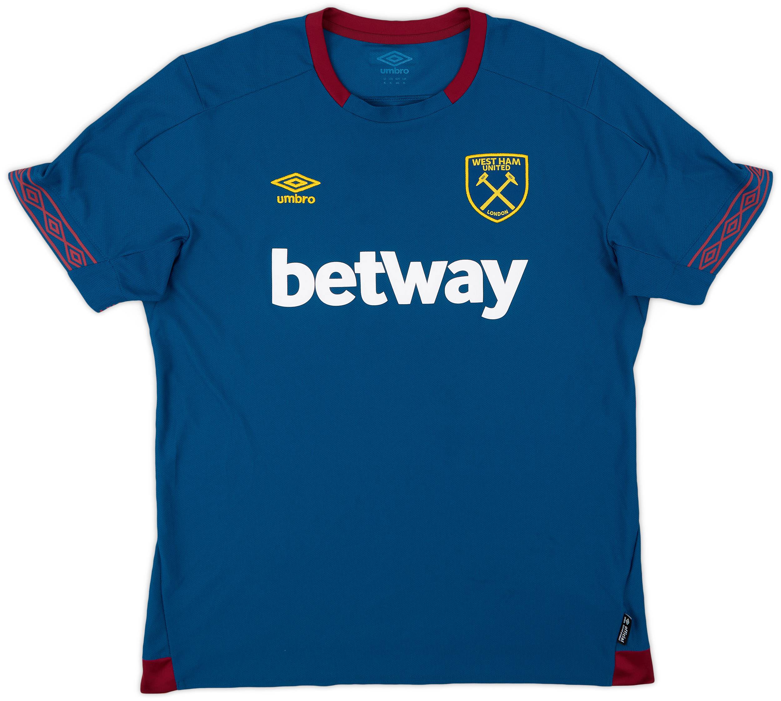 2018-19 West Ham Away Shirt - 9/10 - (XL)