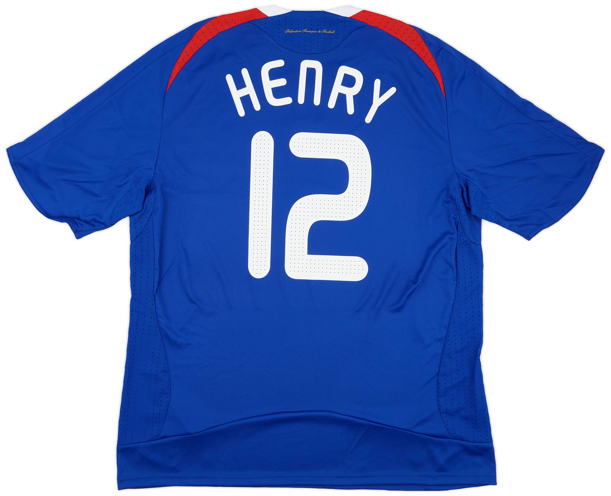 2007-08 France Home Shirt Henry #12 (XL)