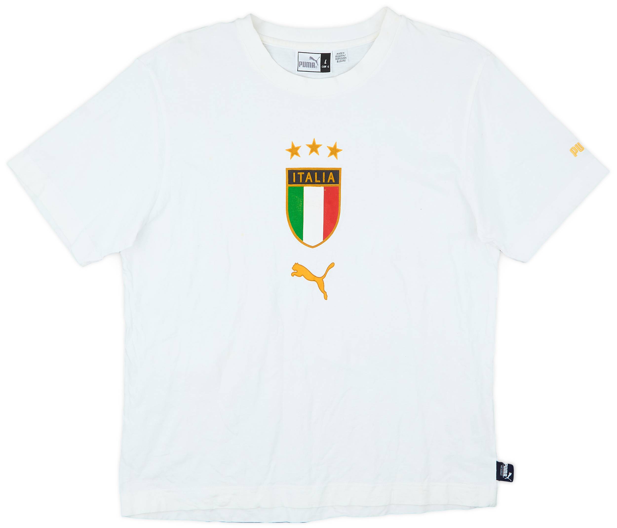2004-05 Italy Puma Cotton Tee - 8/10 - (L)