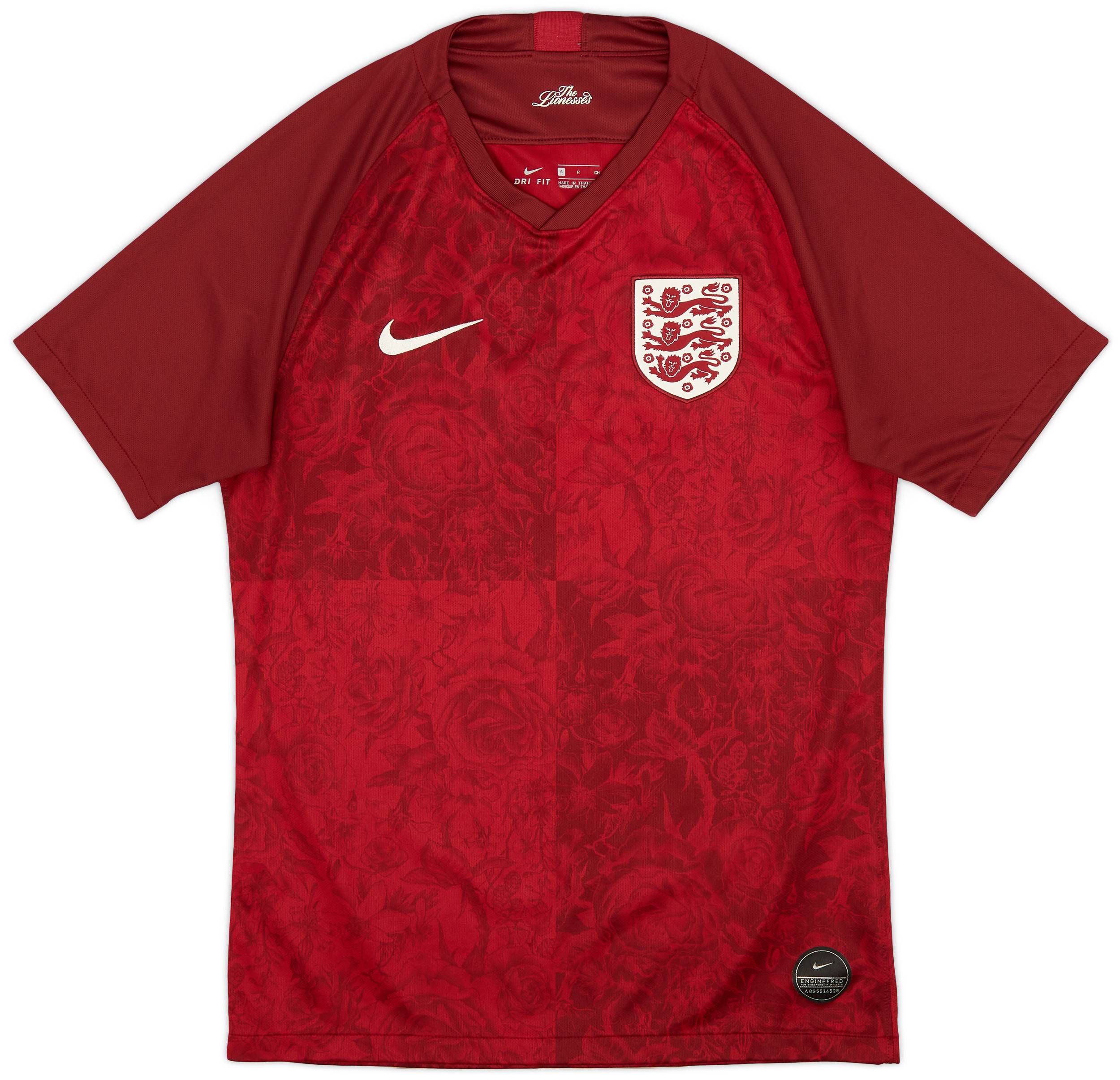 2019 England Lionesses Away Shirt - 10/10 - (Men's S)