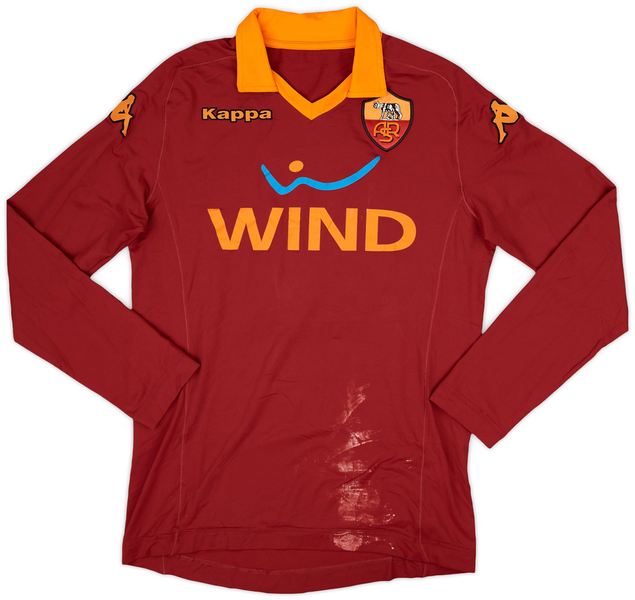 2012-13 Roma Home L/S Shirt #2 - 3/10 - (L)