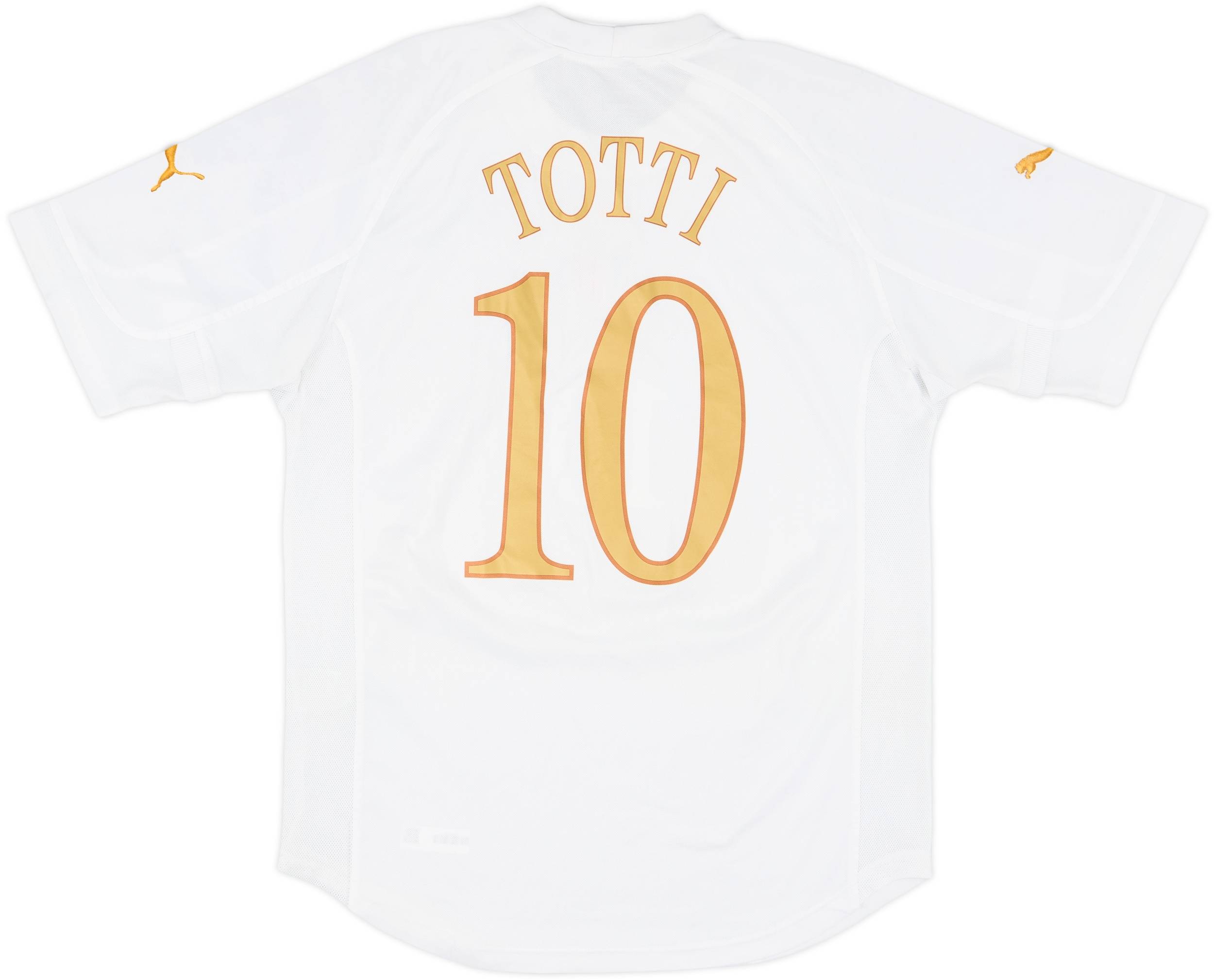 2004-06 Italy Away Shirt Totti #10 - 5/10 - (L)
