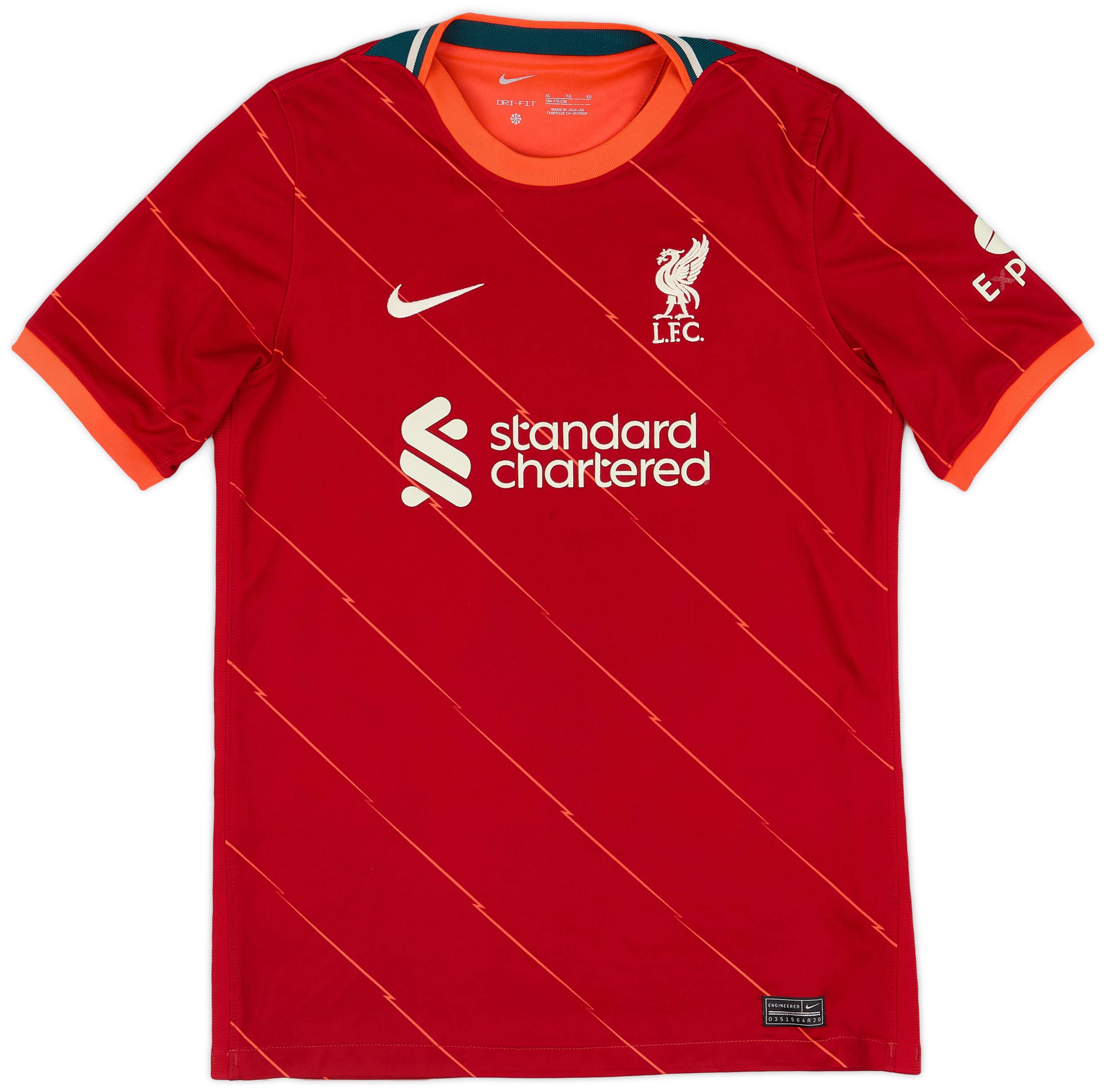 2021-22 Liverpool Home Shirt - 7/10 - (XL.Boys)