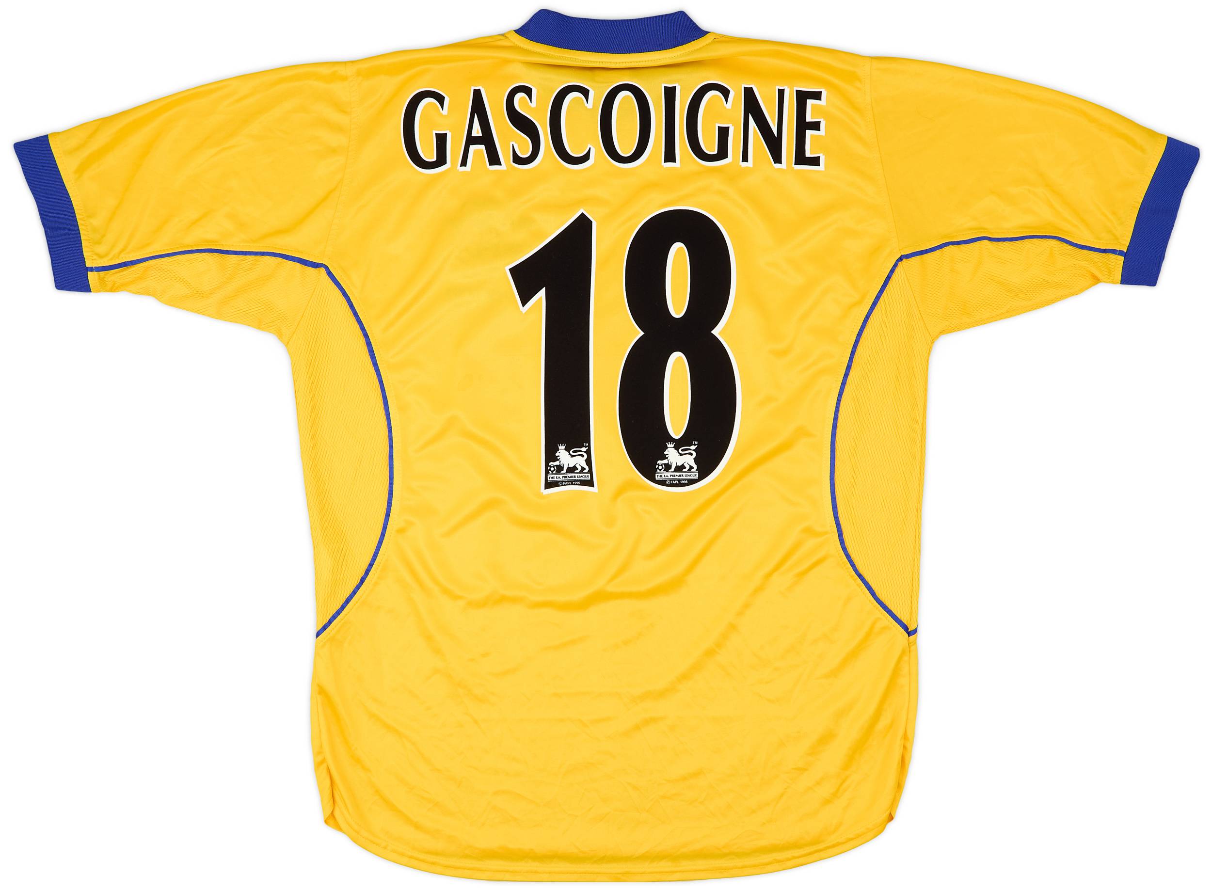 2000-01 Everton Away Shirt Gascoigne #18 - 8/10 - (L)