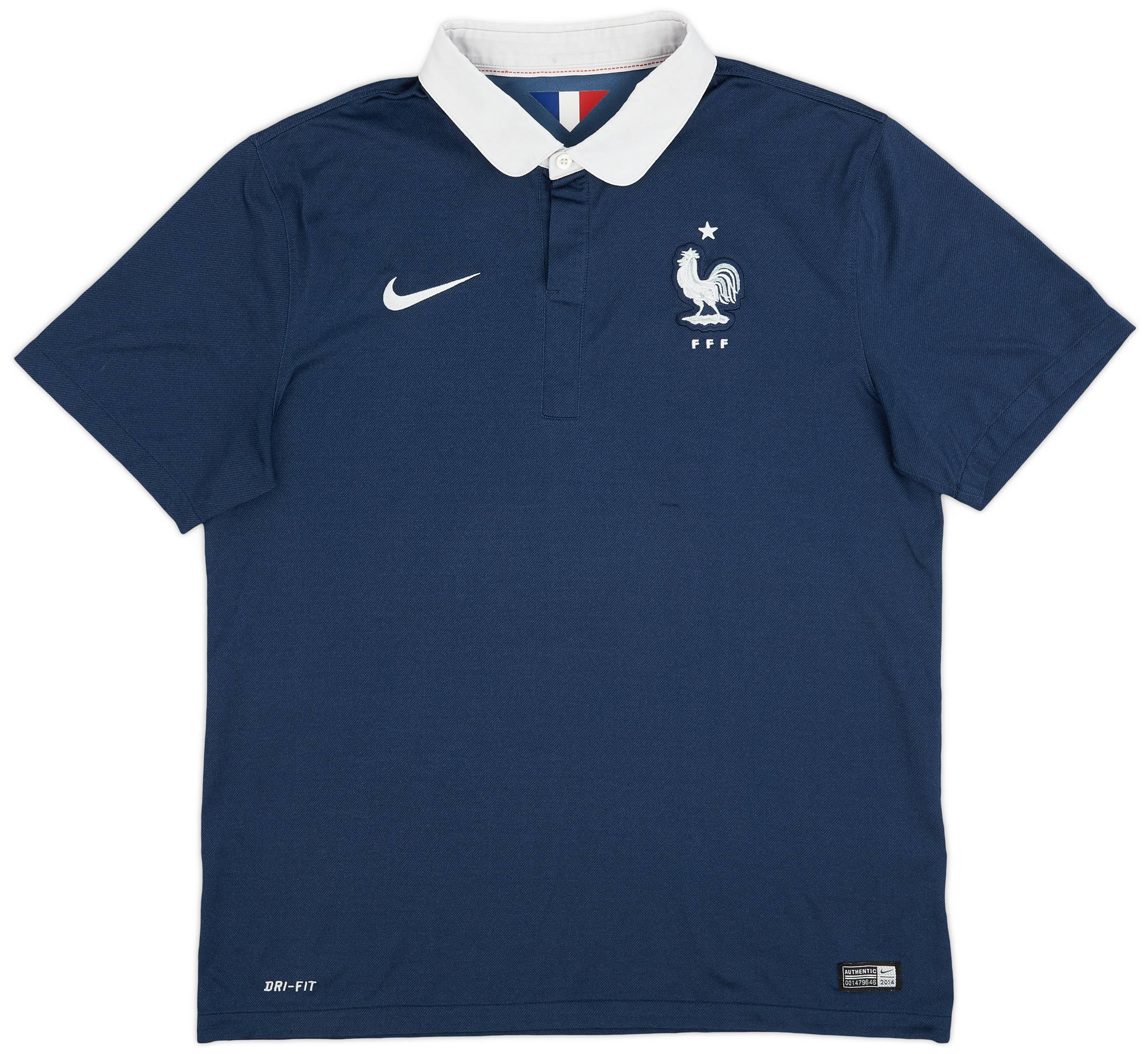 2014-15 France Home Shirt - 8/10 - (L)
