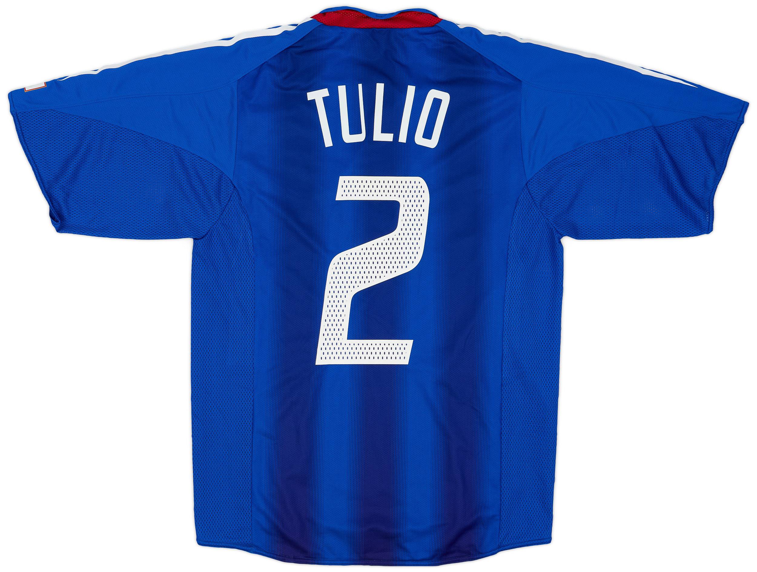 2004-06 Japan Player Issue Home Shirt Tulio #2 - 9/10 - (M)