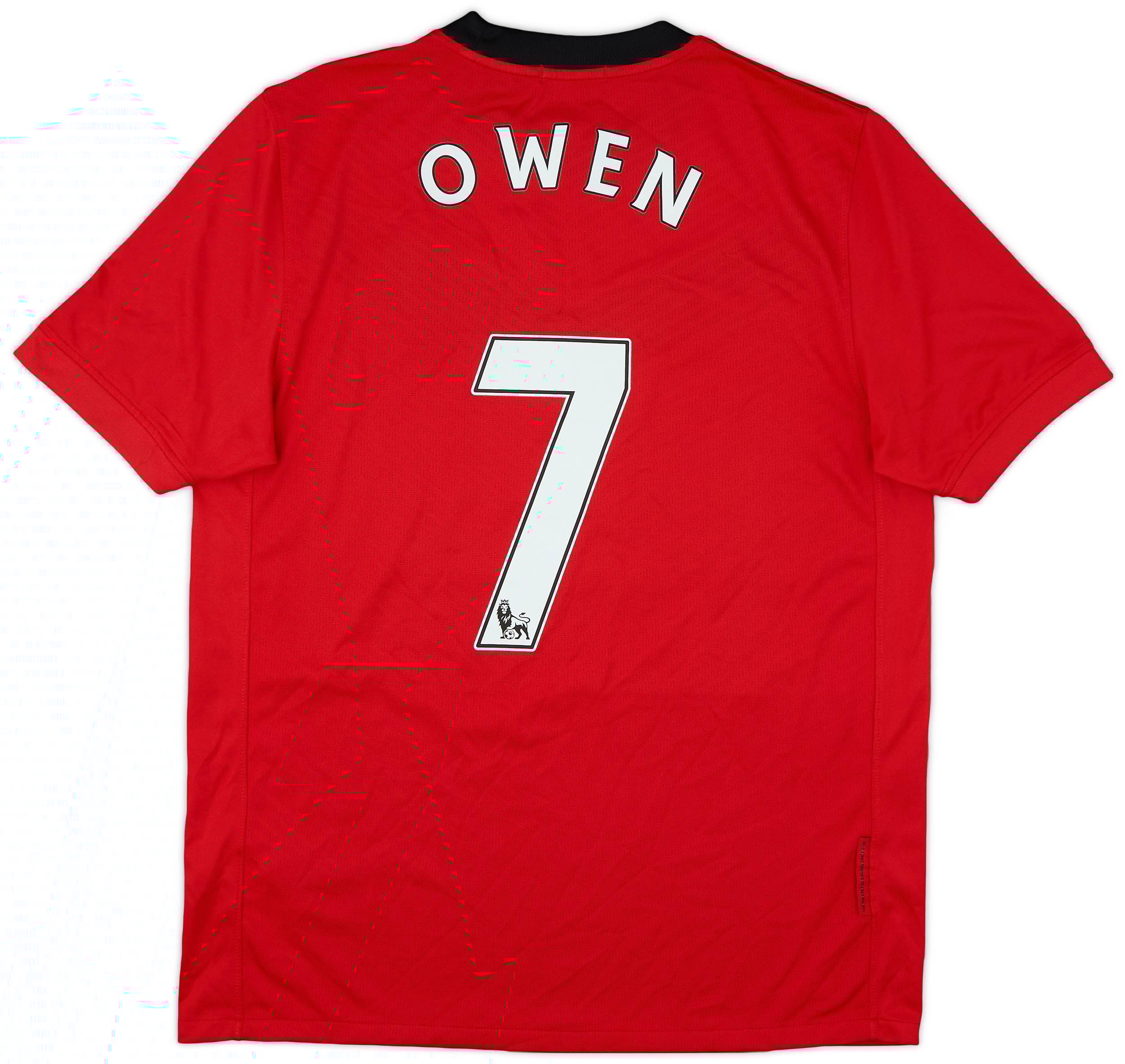 2009-10 Manchester United Home Shirt Owen #7 - 8/10 - (M)