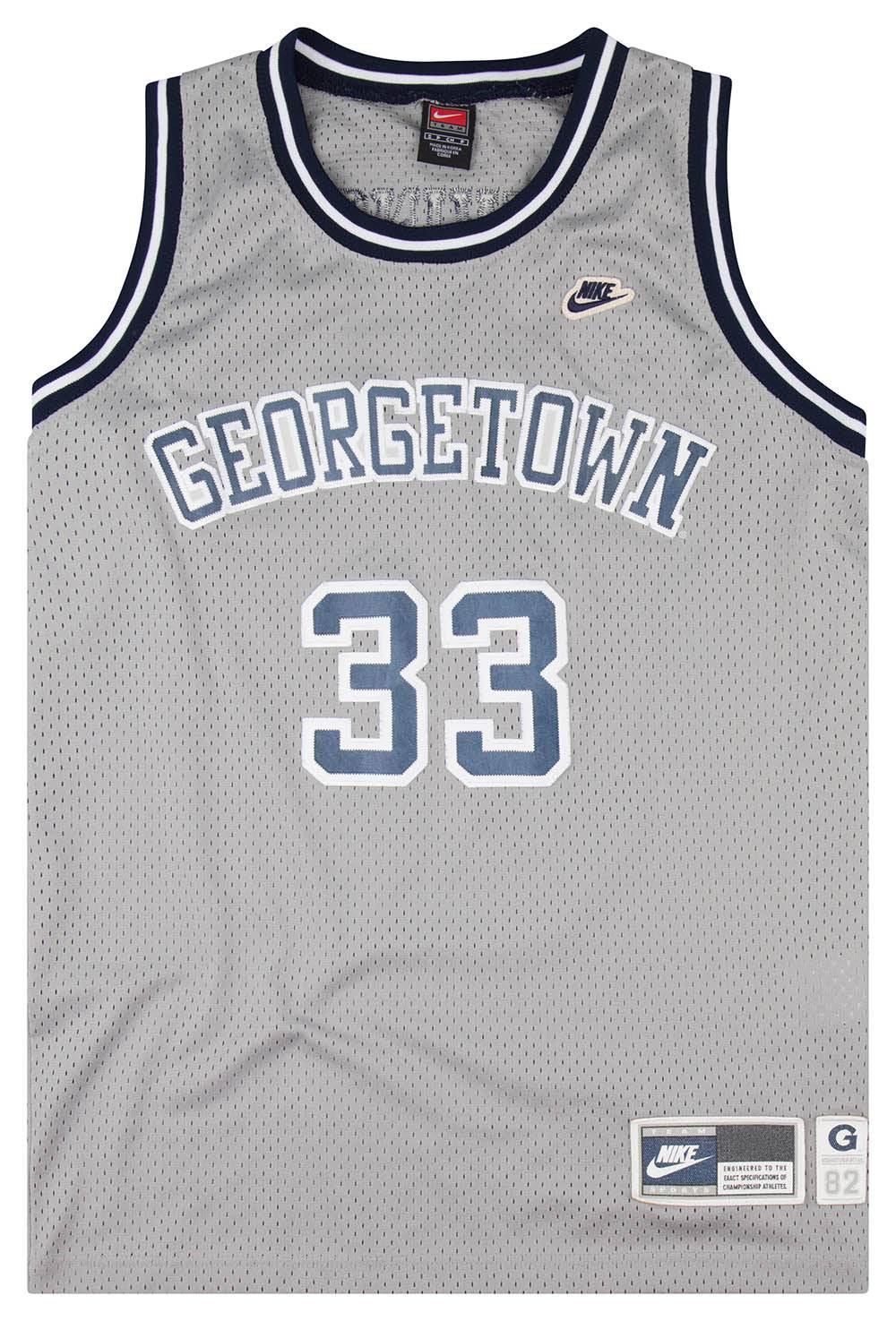 1982 Georgetown Hoyas Ewing 33 Nike Swingman Jersey Away S