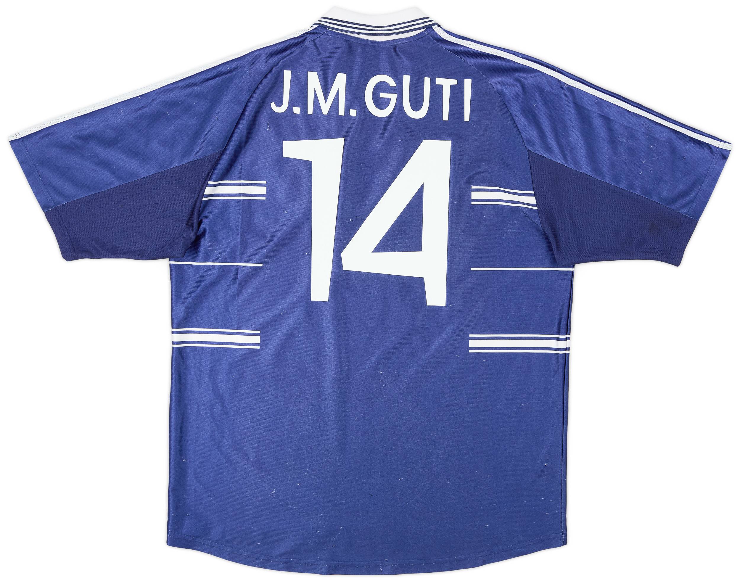 1998-99 Real Madrid Away Shirt J.M.Guti #14 - 7/10 - (XL)