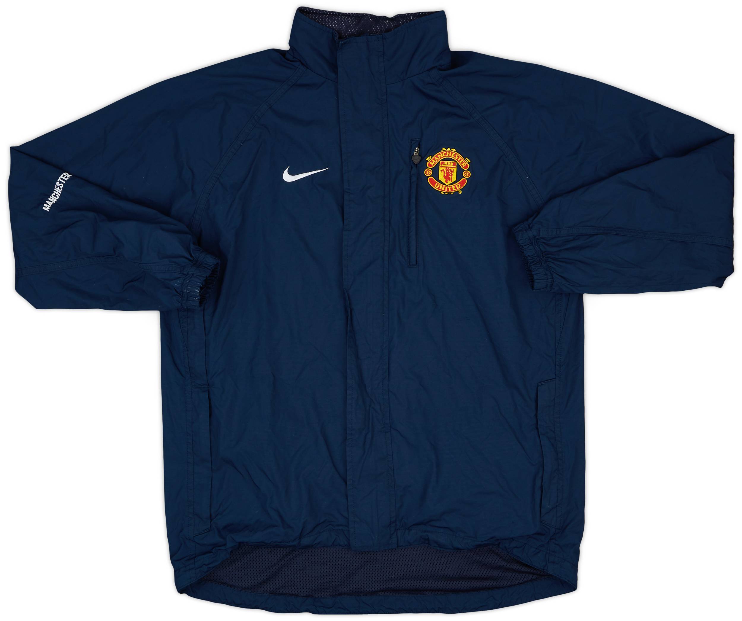 2005-06 Manchester United Nike Hooded Rain Jacket - 8/10 - (S)