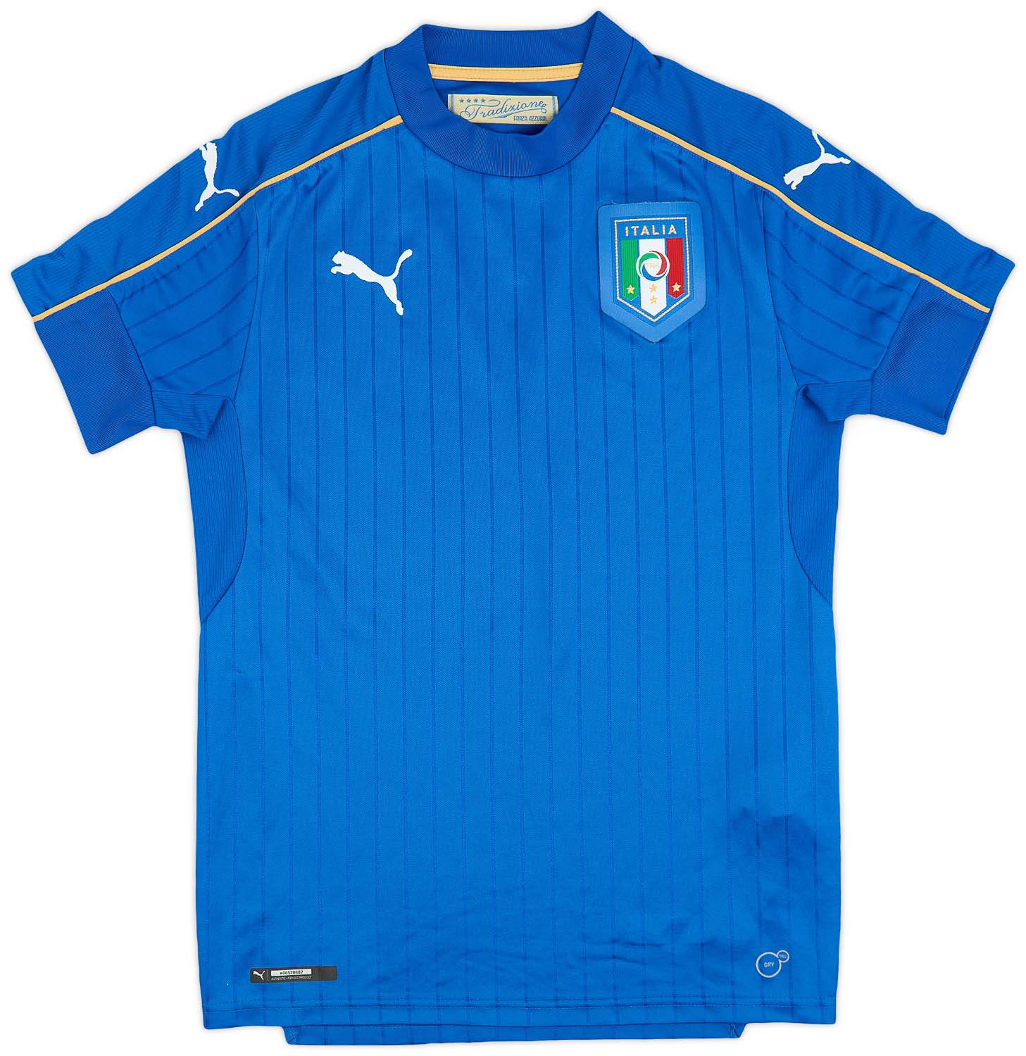 2016-17 Italy Home Shirt - 6/10 - (XS)