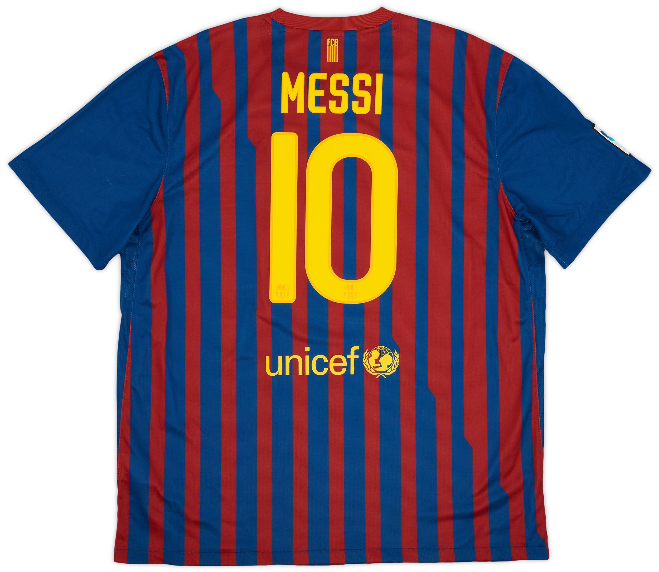 2011-12 Barcelona Home Shirt Messi #10 - 8/10 - (XXL)