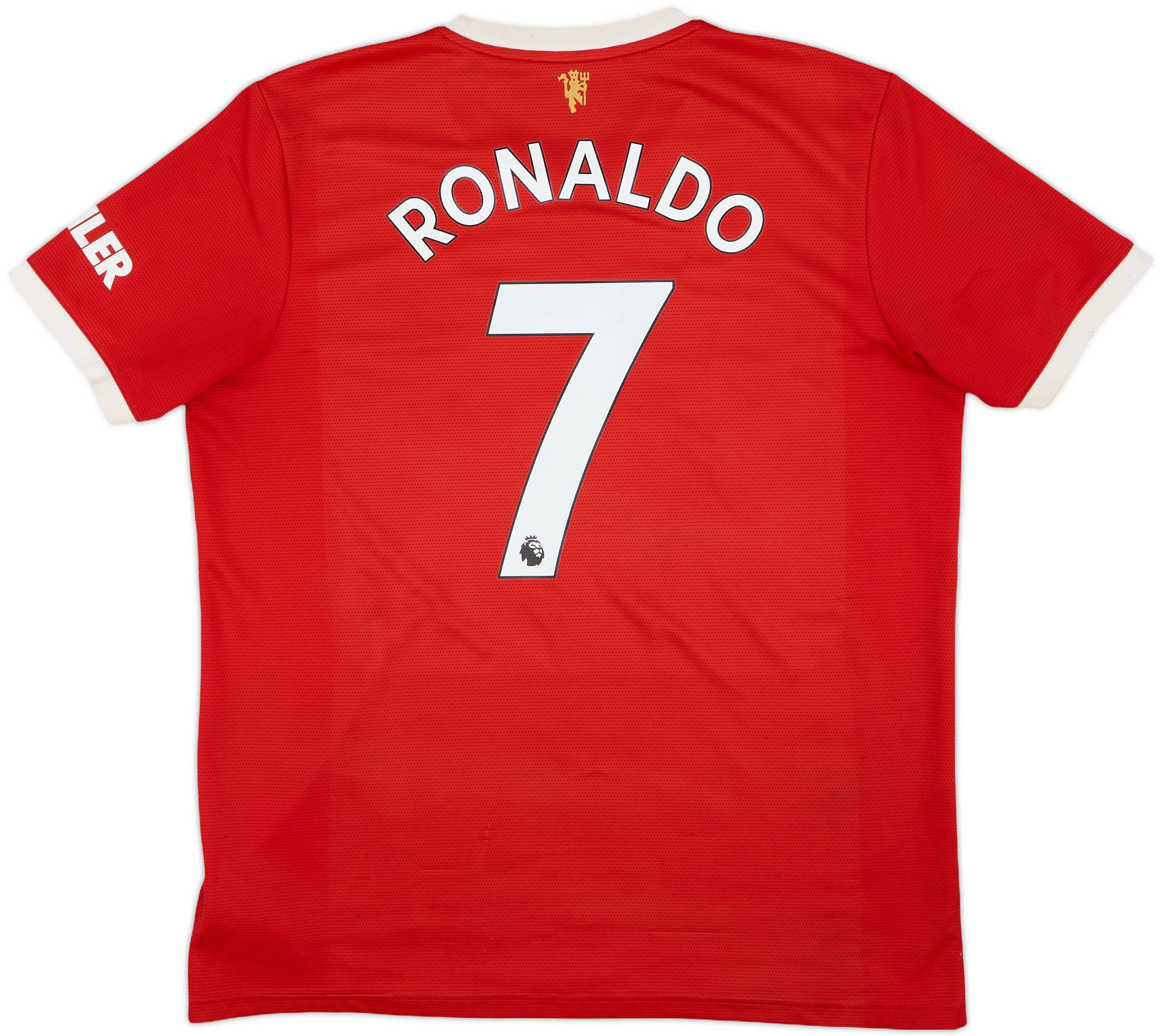 送料無料 百貨店 United Manchester 2021-22 Home (XL) - 5/10 - #7 Ronaldo Shirt ウェア