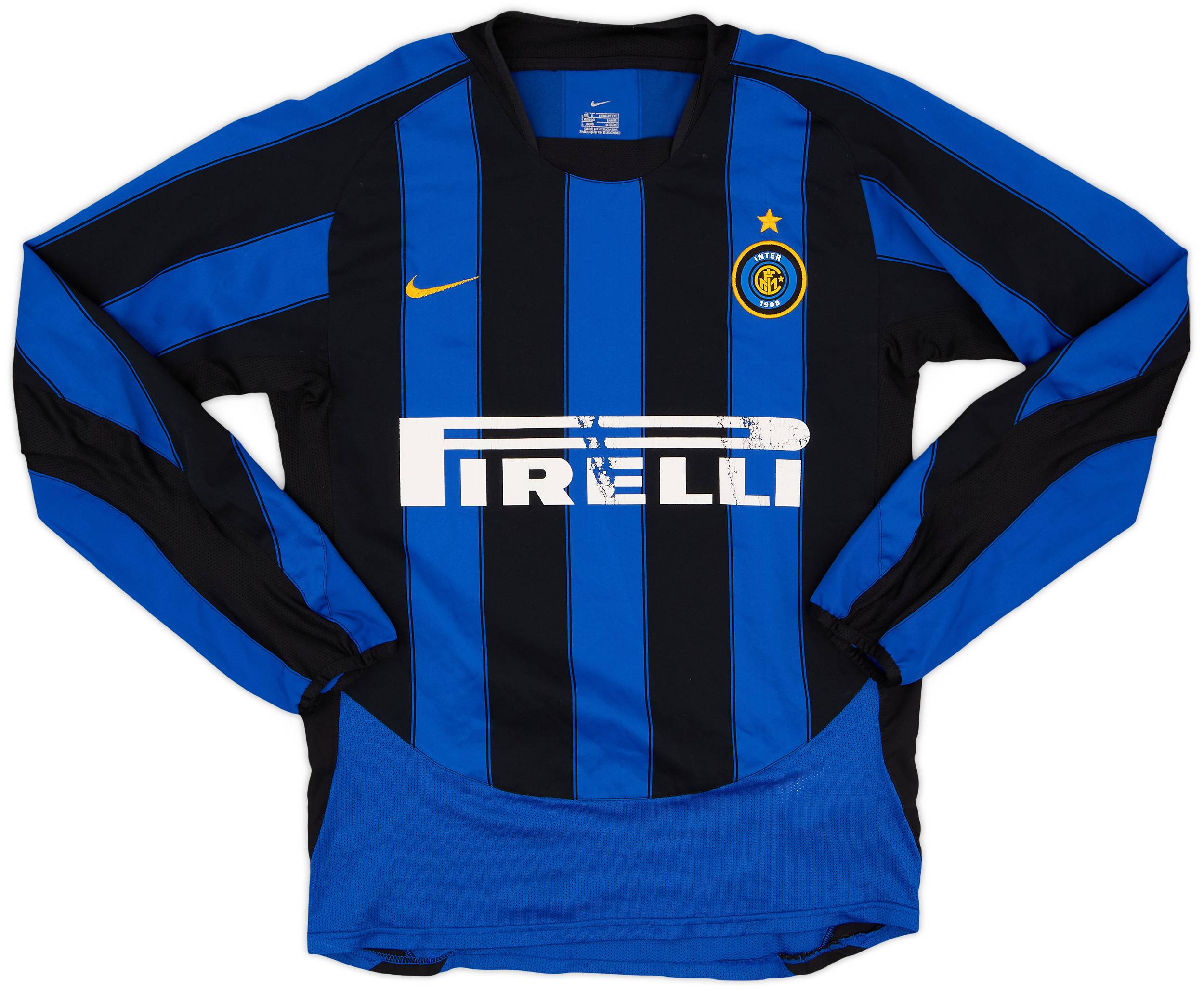 2003-04 Inter Milan Home L/S Shirt - 5/10 - (S)
