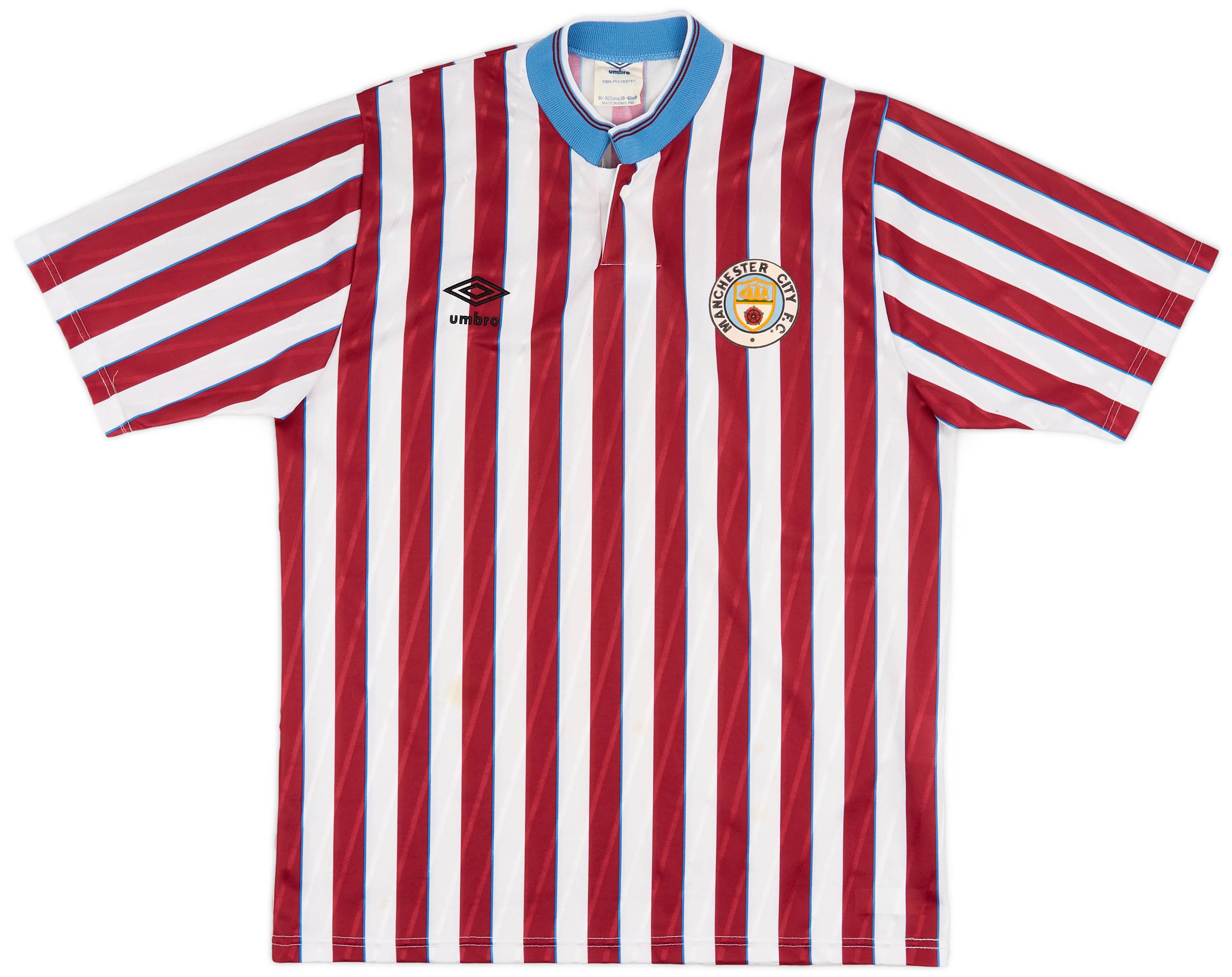 1988-90 Manchester City Away Shirt - 8/10 - (M)