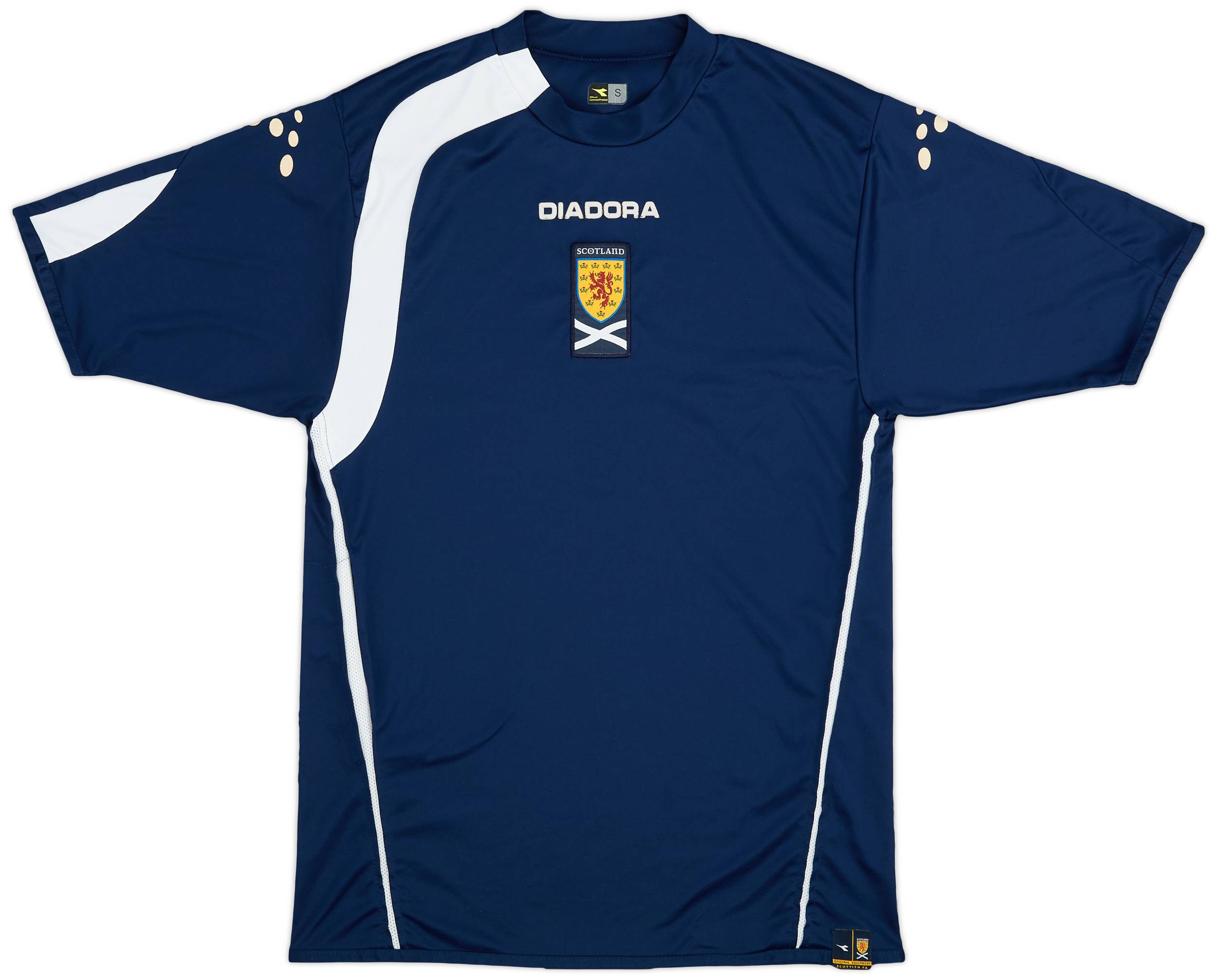 ウェア DIADORA Scotland 2004 2005 2006 2005-06 Scotland Home Shirt - 7/10 - (S)
