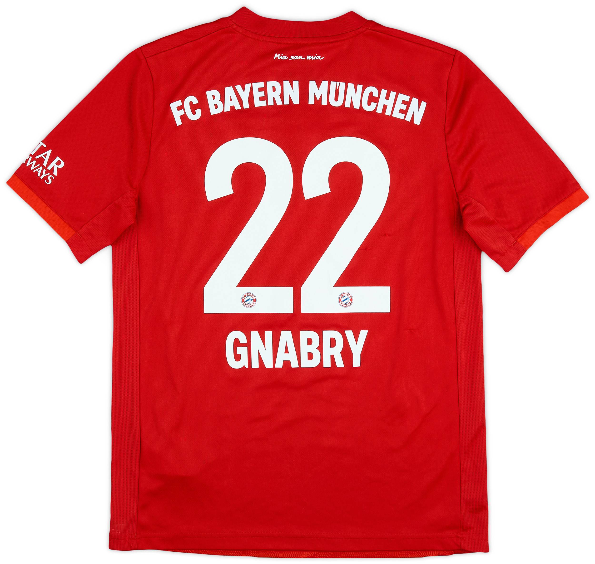 2019-20 Bayern Munich Home Shirt Gnabry #22 - 5/10 - (XL.Boys)