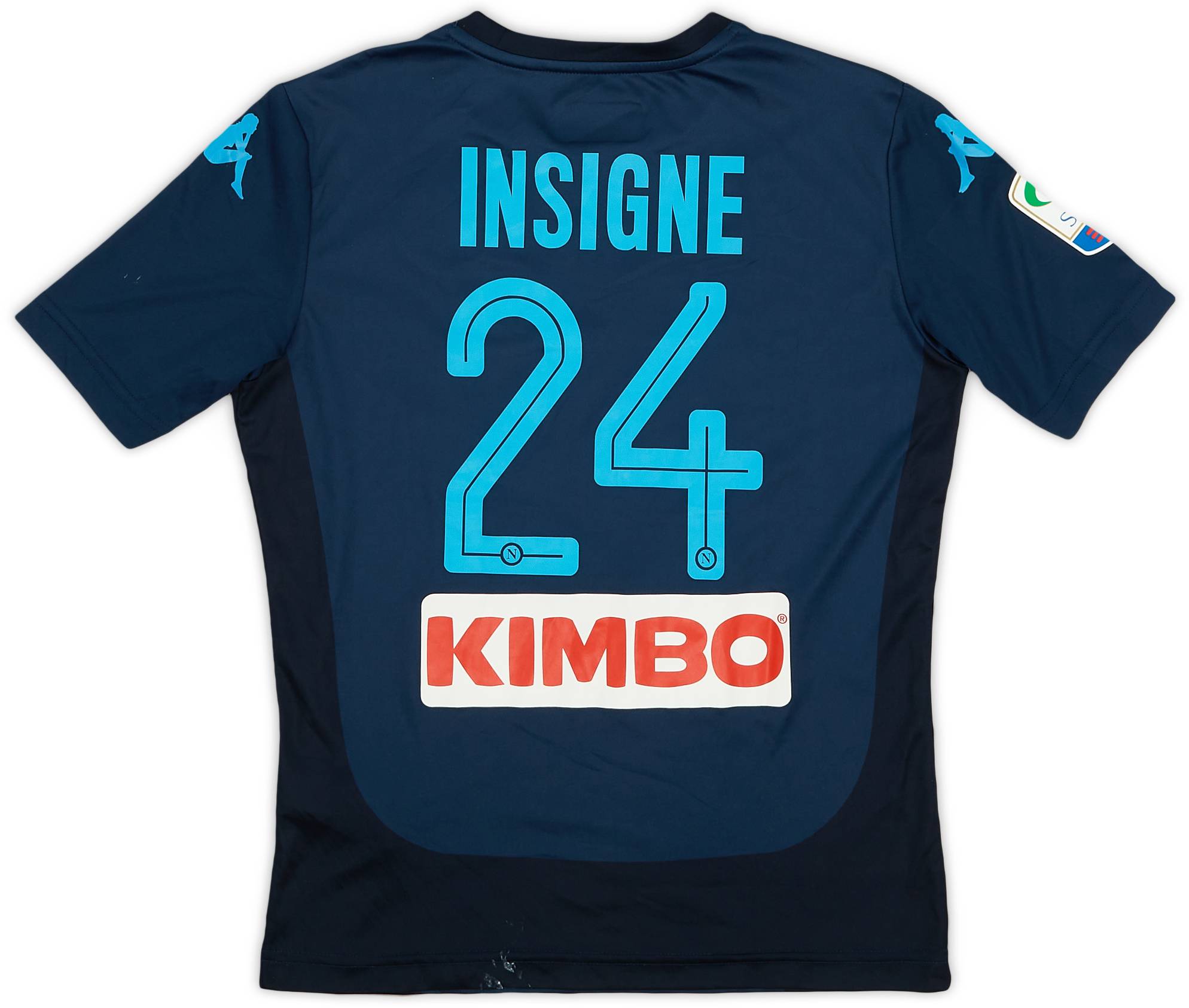 2017-19 Napoli Basic Third Shirt Insigne #24 - 8/10 - (M.Boys)