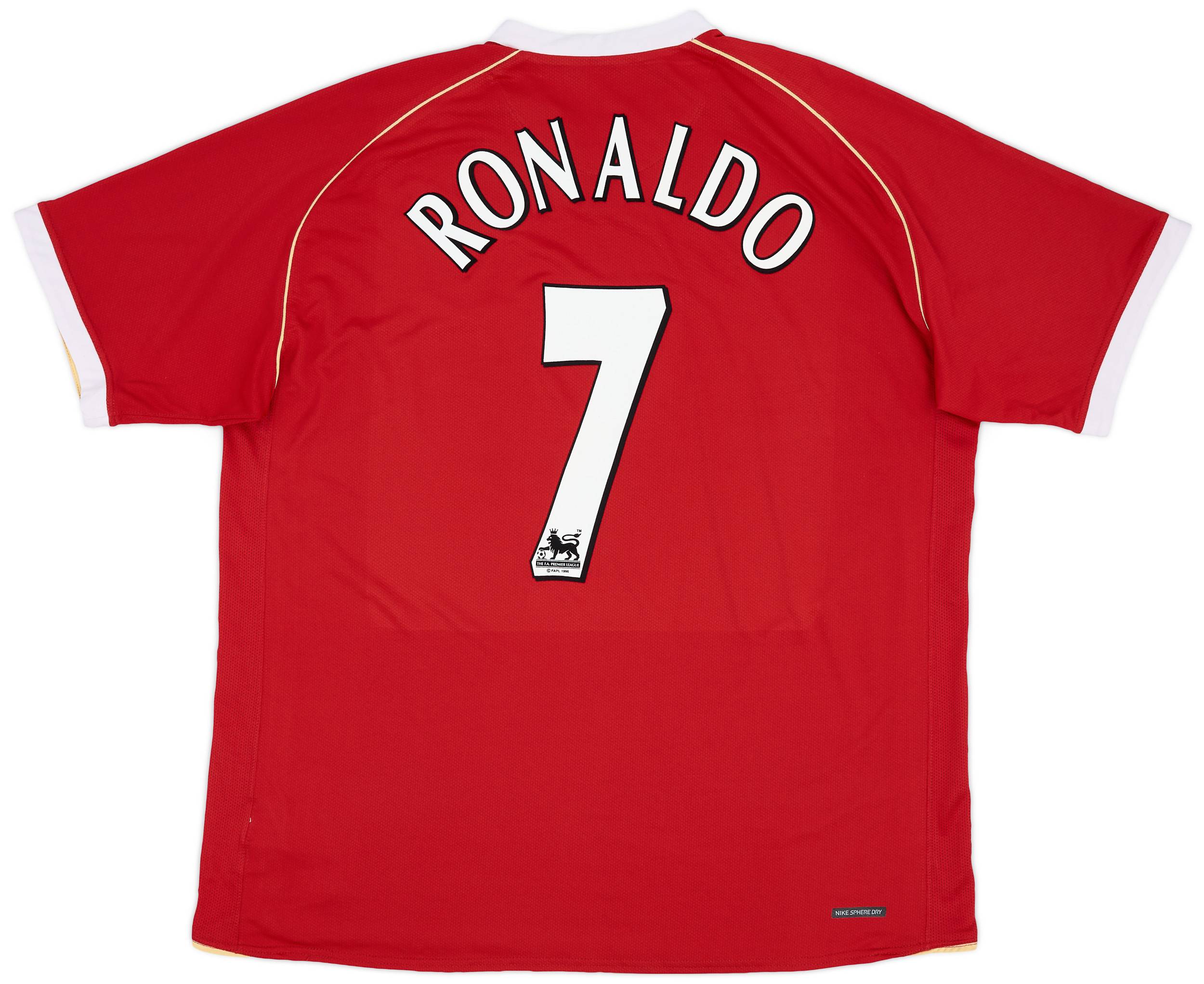2007-09 Manchester United Home Shirt Ronaldo #7 - 6/10 - (XL)