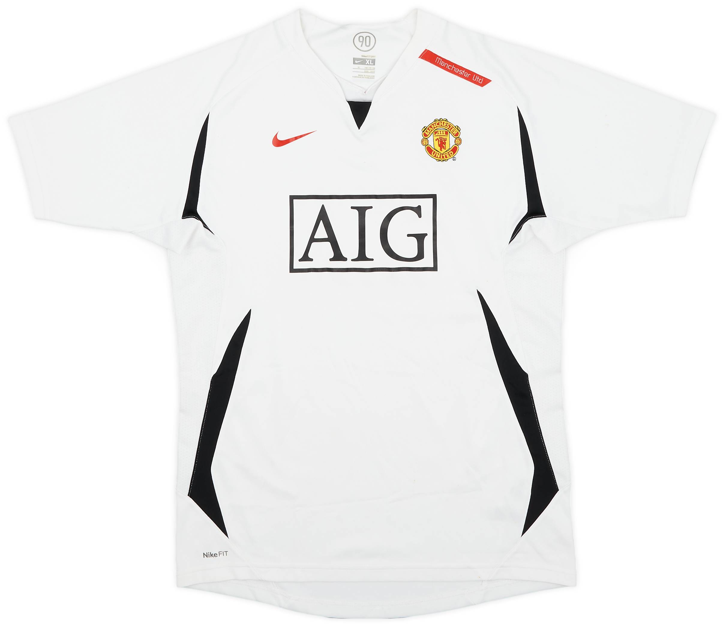 2007-08 Manchester United Nike Training Shirt - 7/10 - (XL.Boys)