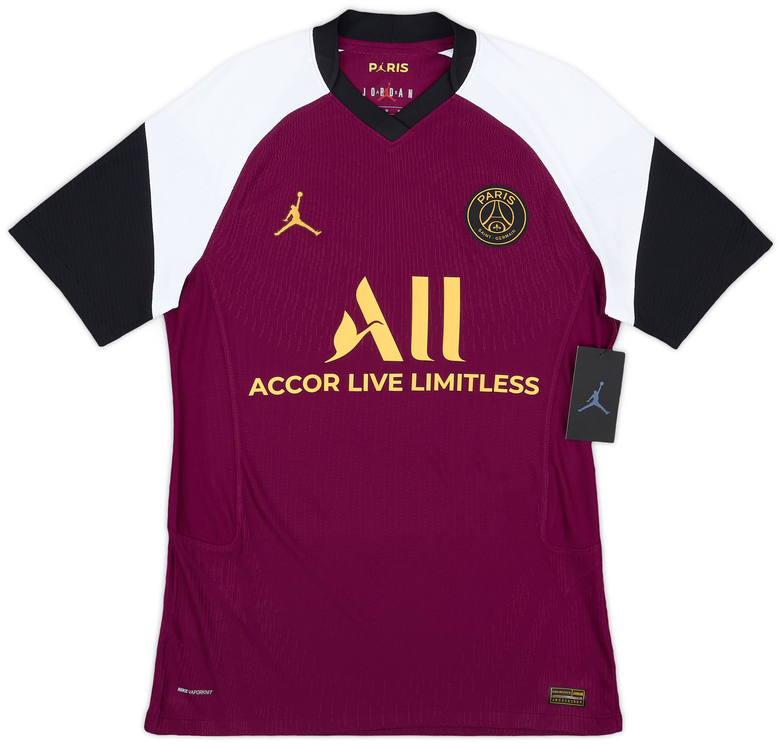 2020-21 Paris Saint-Germain x Air Jordan Player Issue Vaporknit Third Shirt