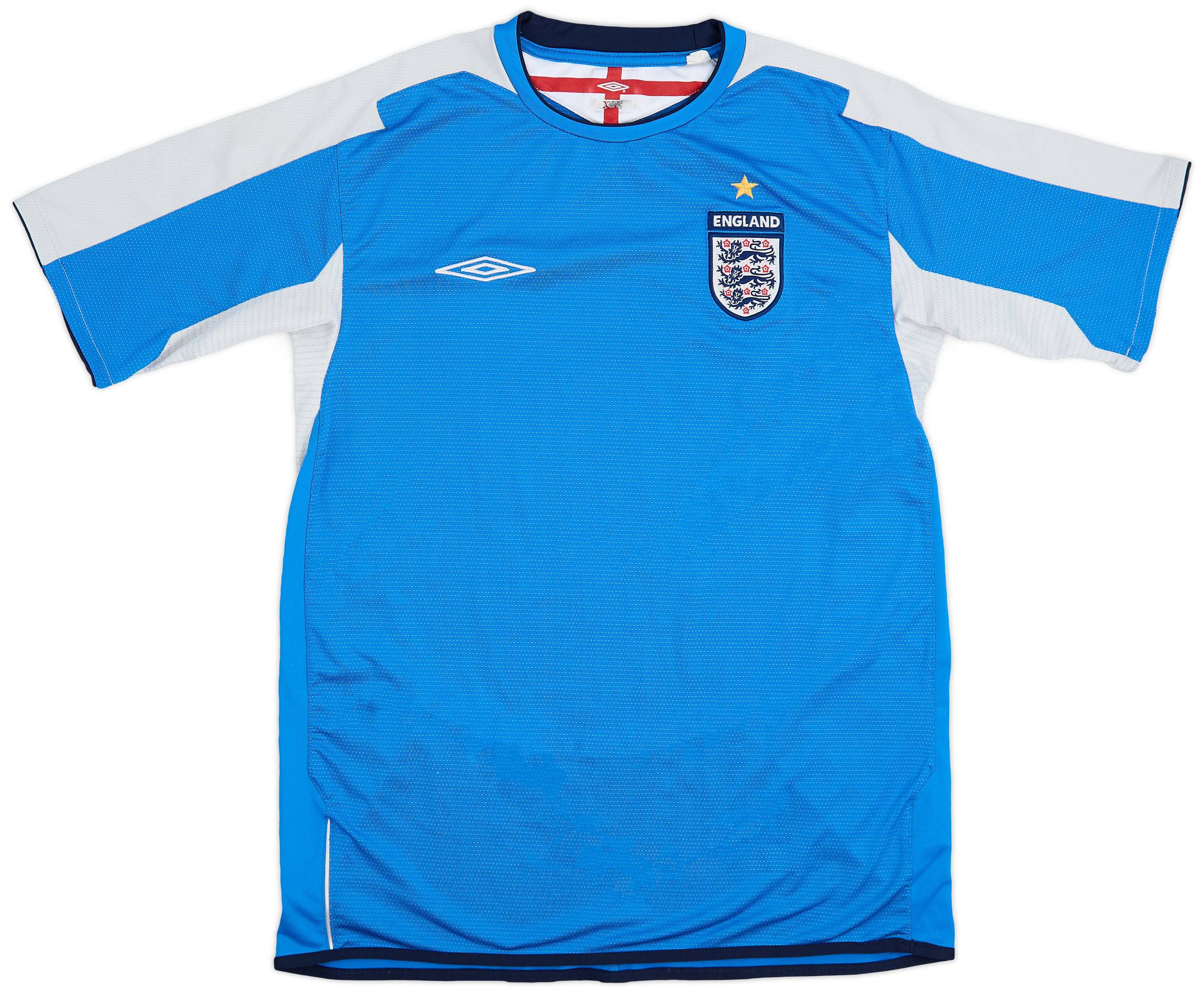 2004-06 England GK S/S Shirt - 8/10 - (M)