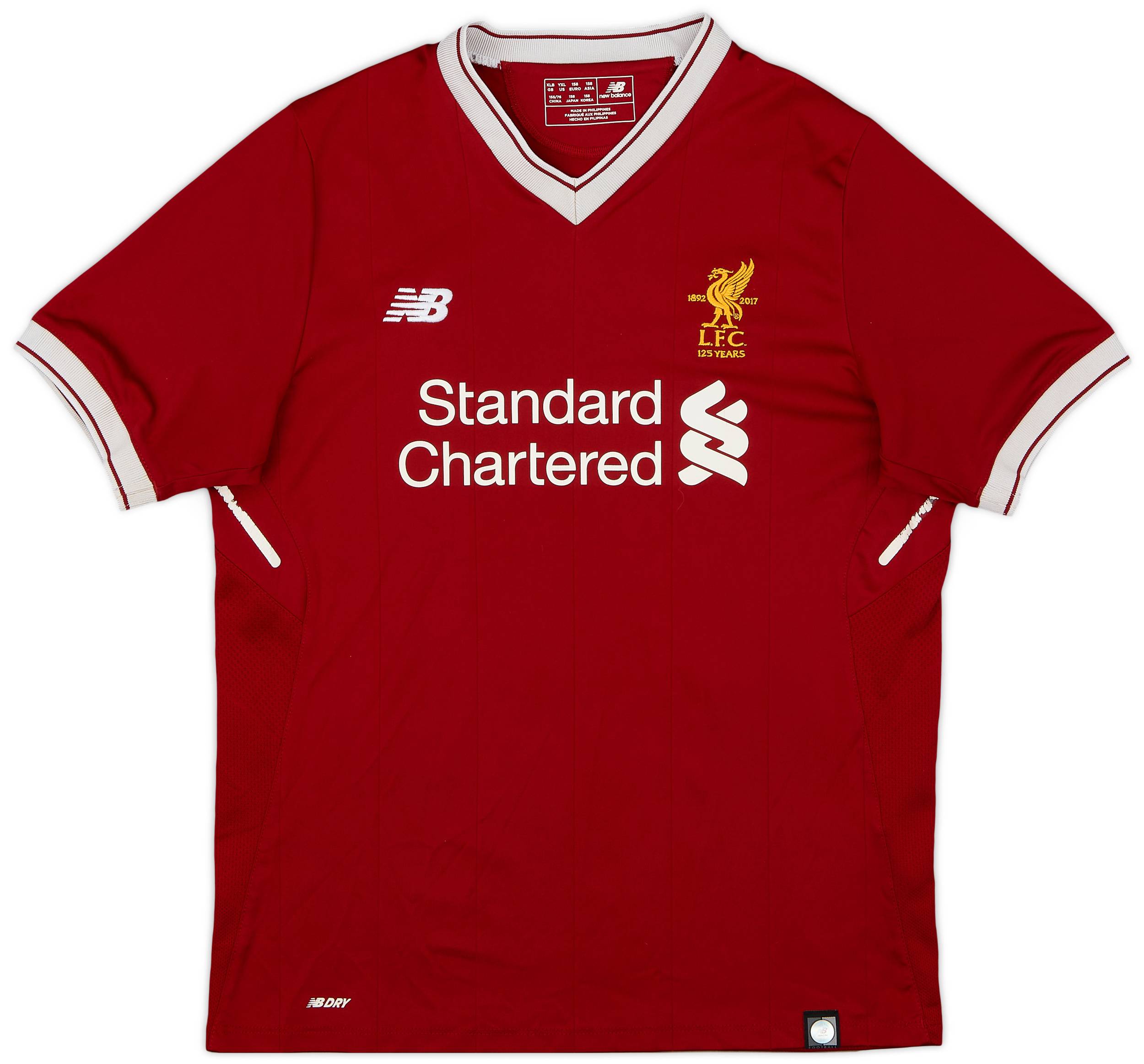 2017-18 Liverpool 125 Years Home Shirt - 6/10 - (XL.Boys)