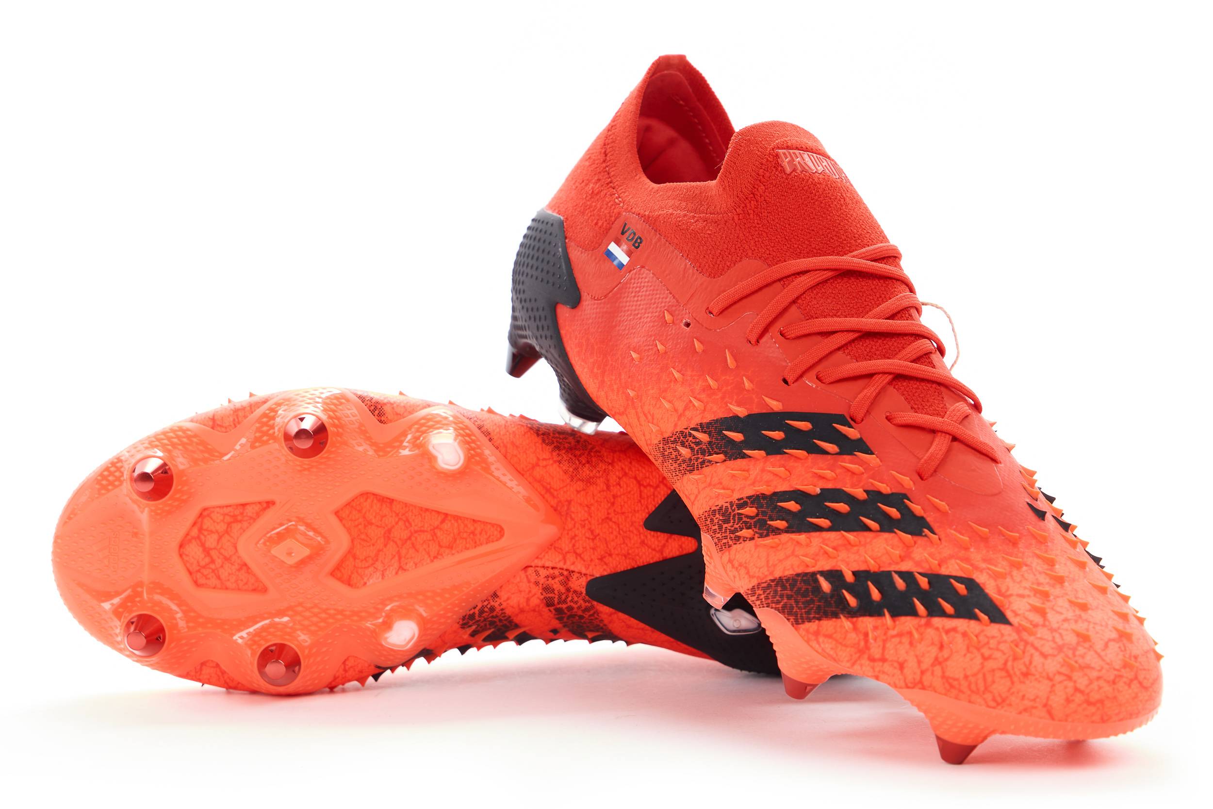 2023 24 adidas Player Issue Predator Freak.1 Low Demonskin Football Boots van de Beek SG