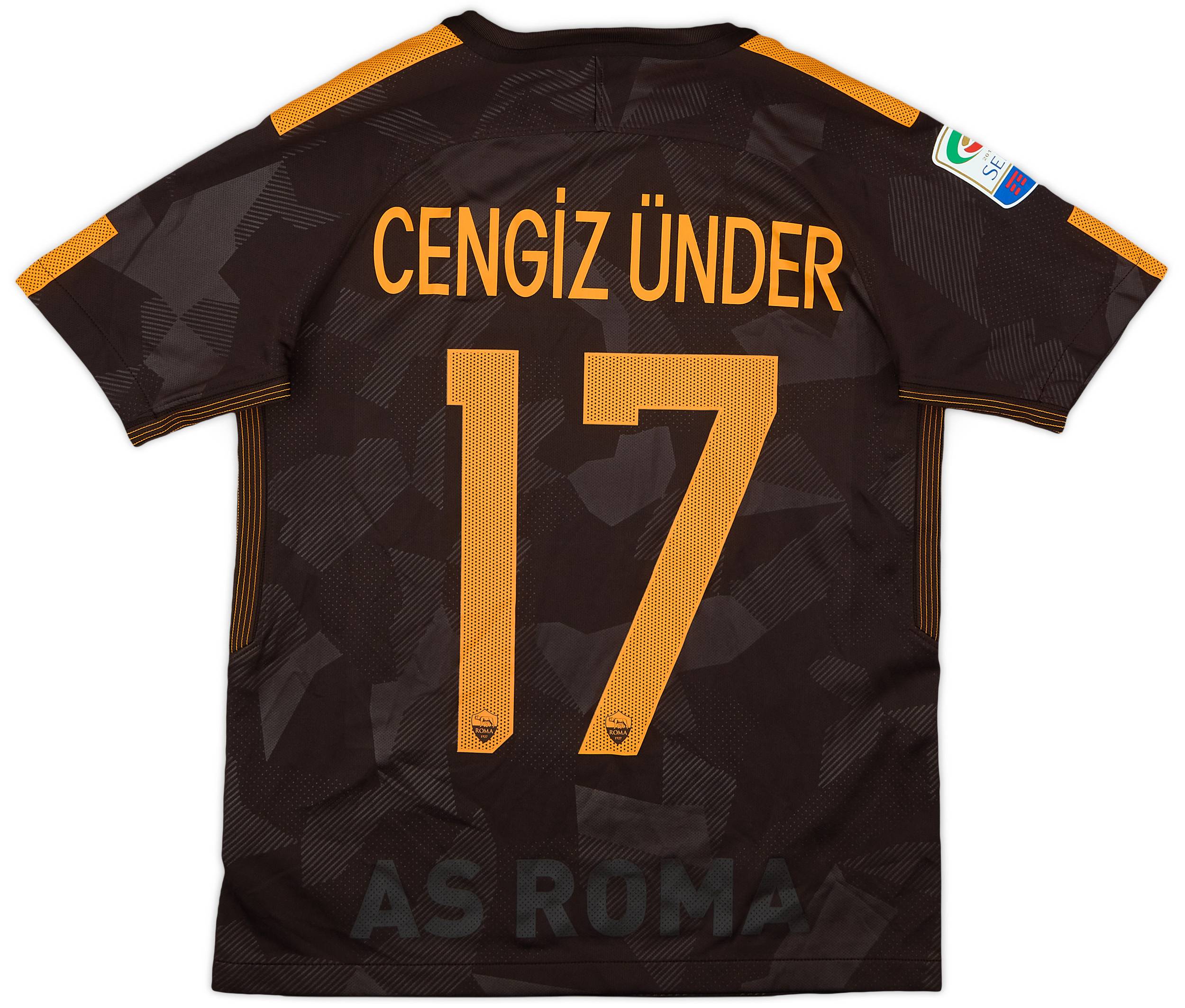 2017-18 Roma Third Shirt Cengiz Under #17 - 9/10 - (L.Boys)