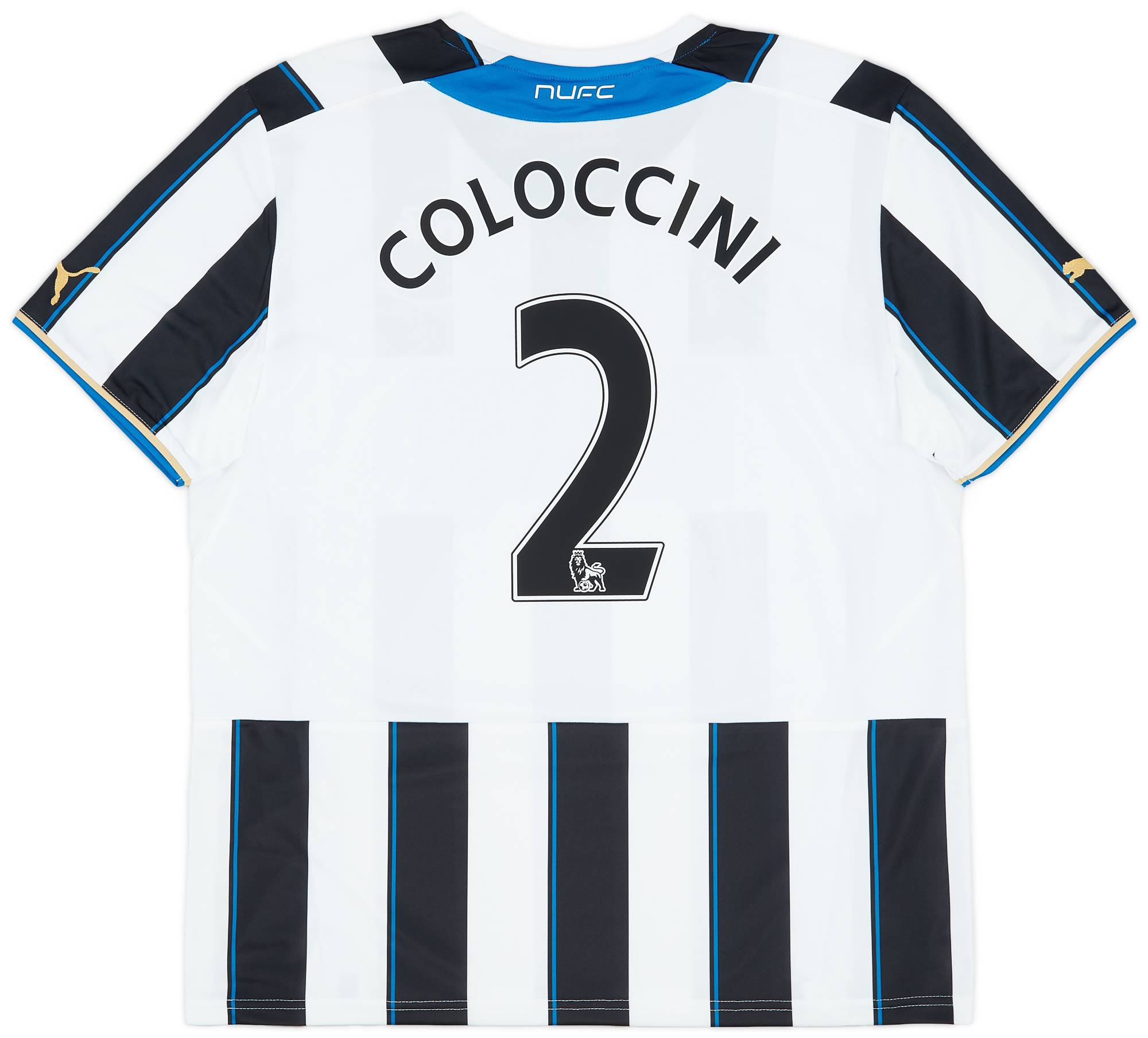 2013-14 Newcastle Home Shirt Coloccini #2 (L)
