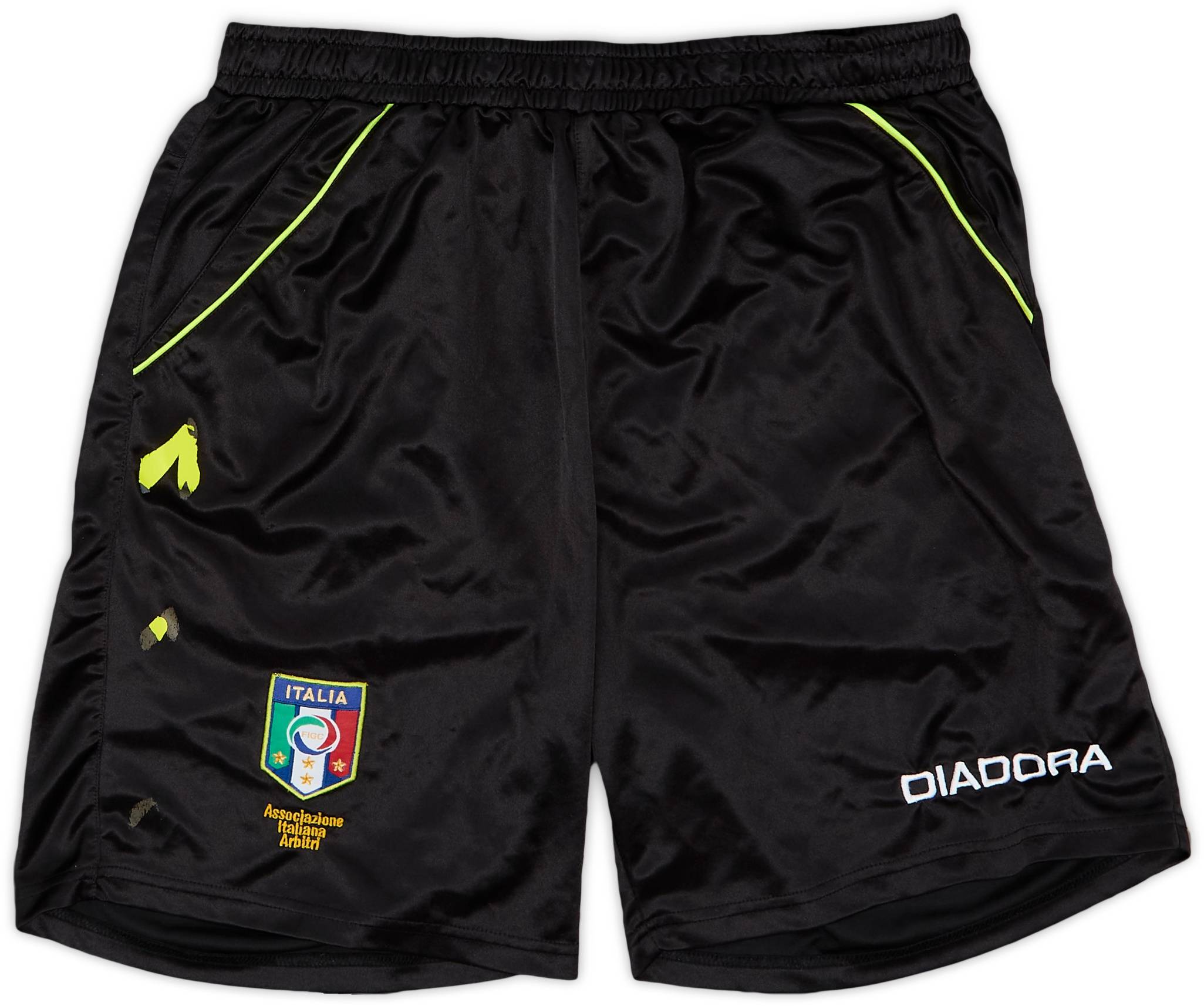 2013-14 Italy Diadora Referee Shorts - 5/10 - (M)