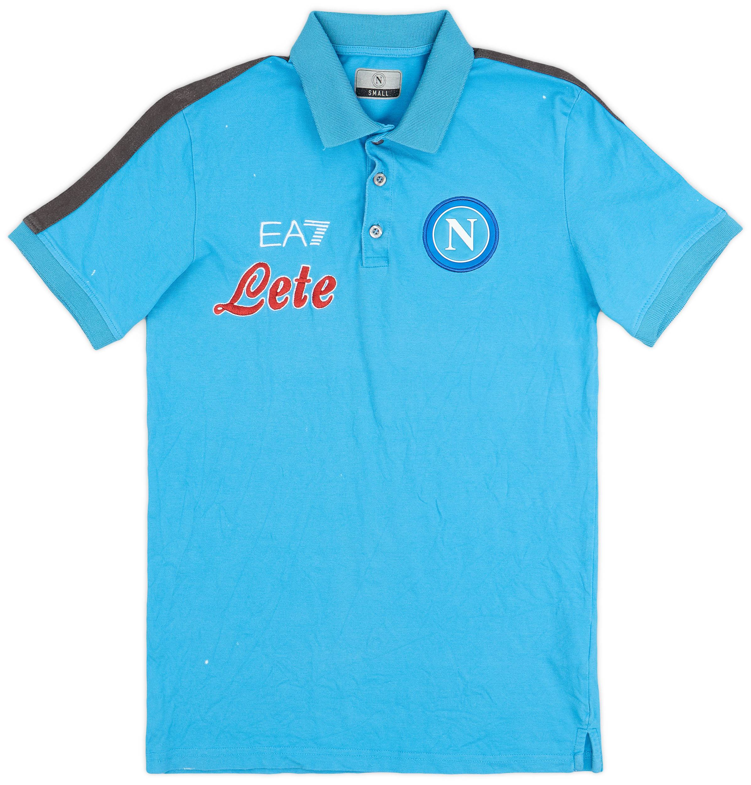 2021-22 Napoli EA7 Polo Shirt - 7/10 - (S)
