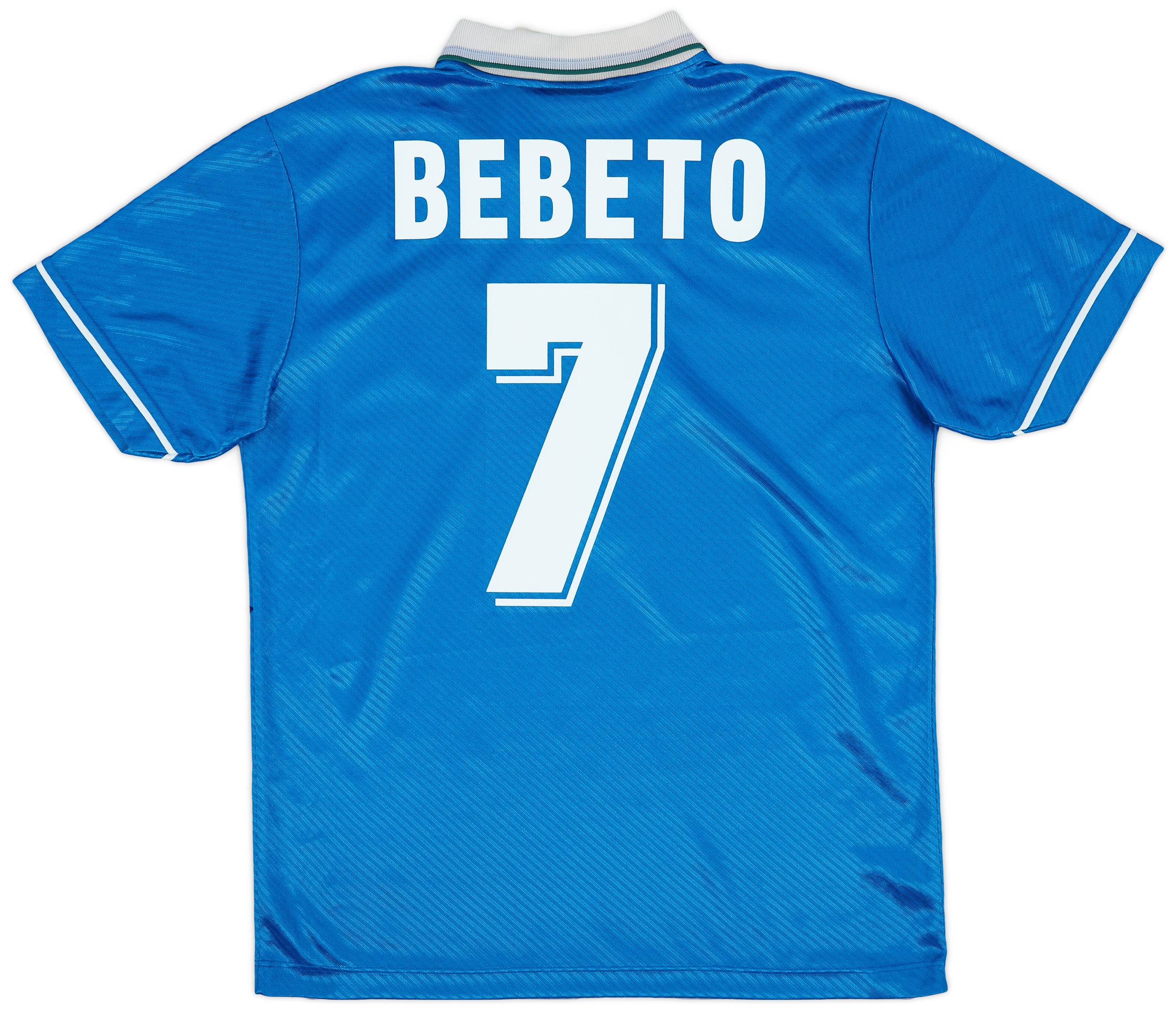 1994-97 Brazil Away Shirt Bebeto #7 - 7/10 - (M)