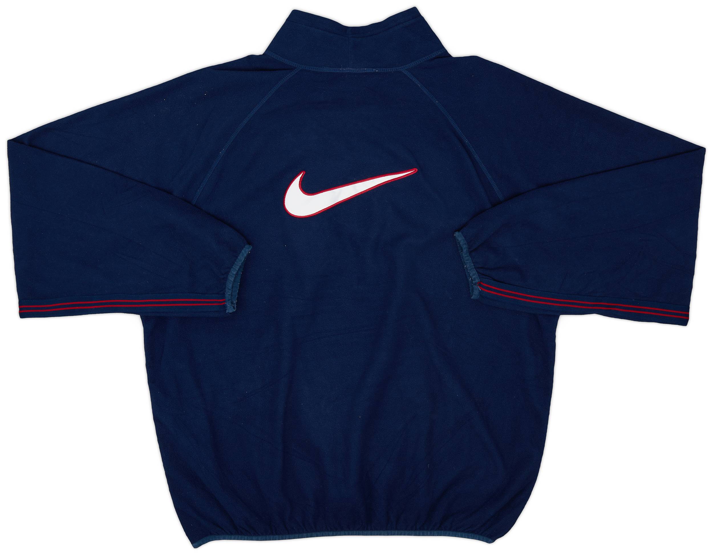 トップス 90s 00s \"FC BARCELONA\" game sweat shirt BARCELONA 1999 2000 FOOTBAL SOCCER SWEATSHIRT NIKE sz L MEN