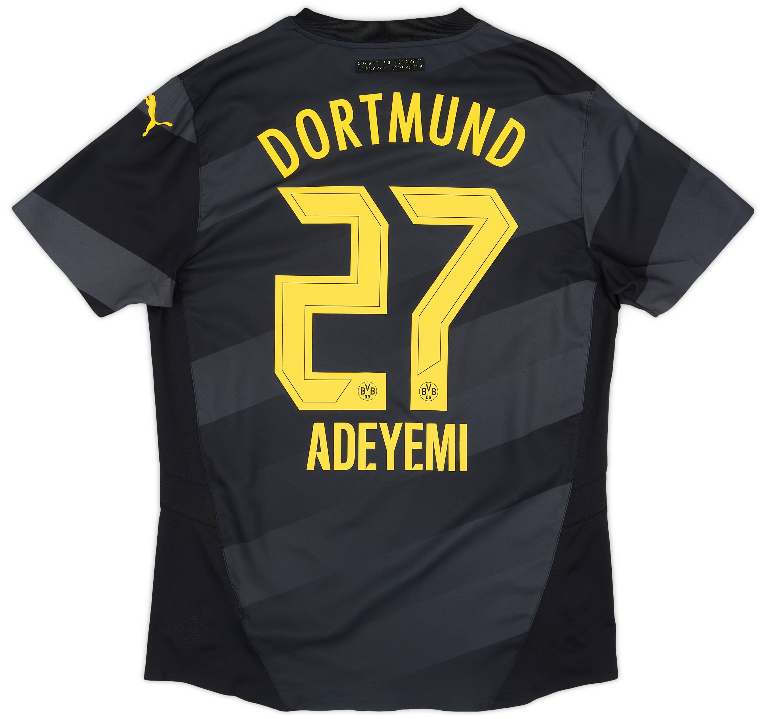 2024-25 Borussia Dortmund Authentic Away Shirt Adeyemi #27