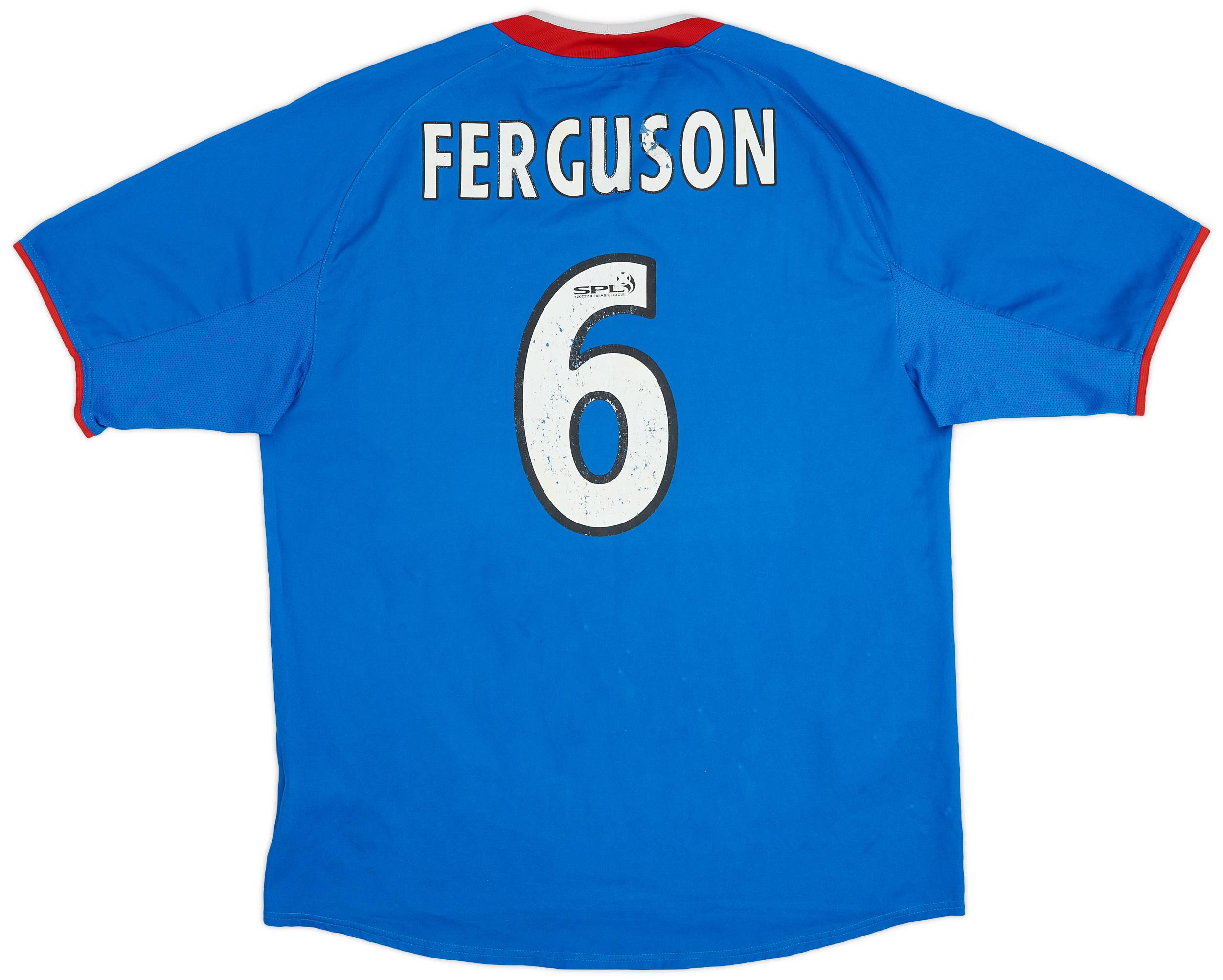 2003-05 Rangers Home Shirt Ferguson #6 - 6/10 - (L)